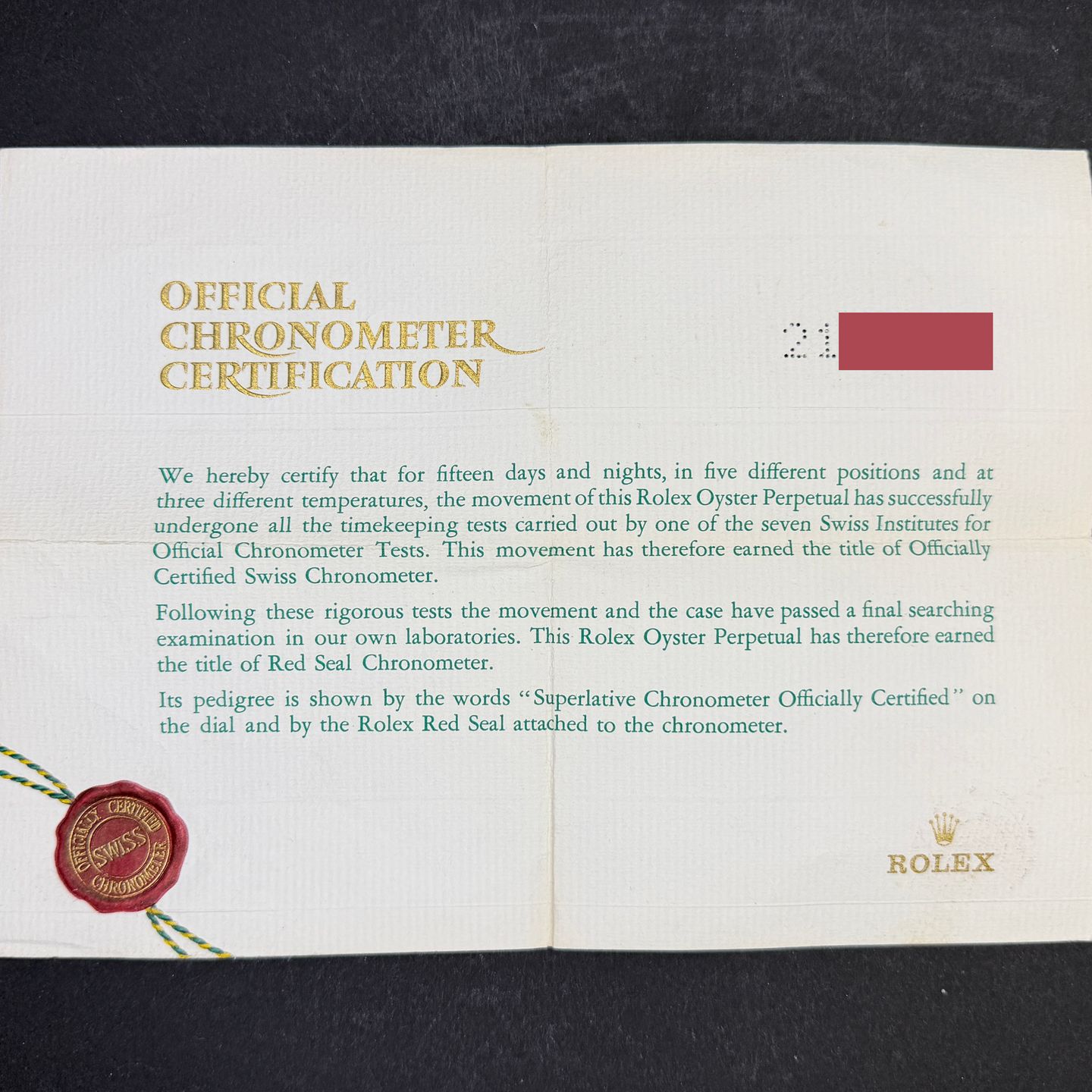 Rolex Oyster Perpetual Date 1500 - (3/8)