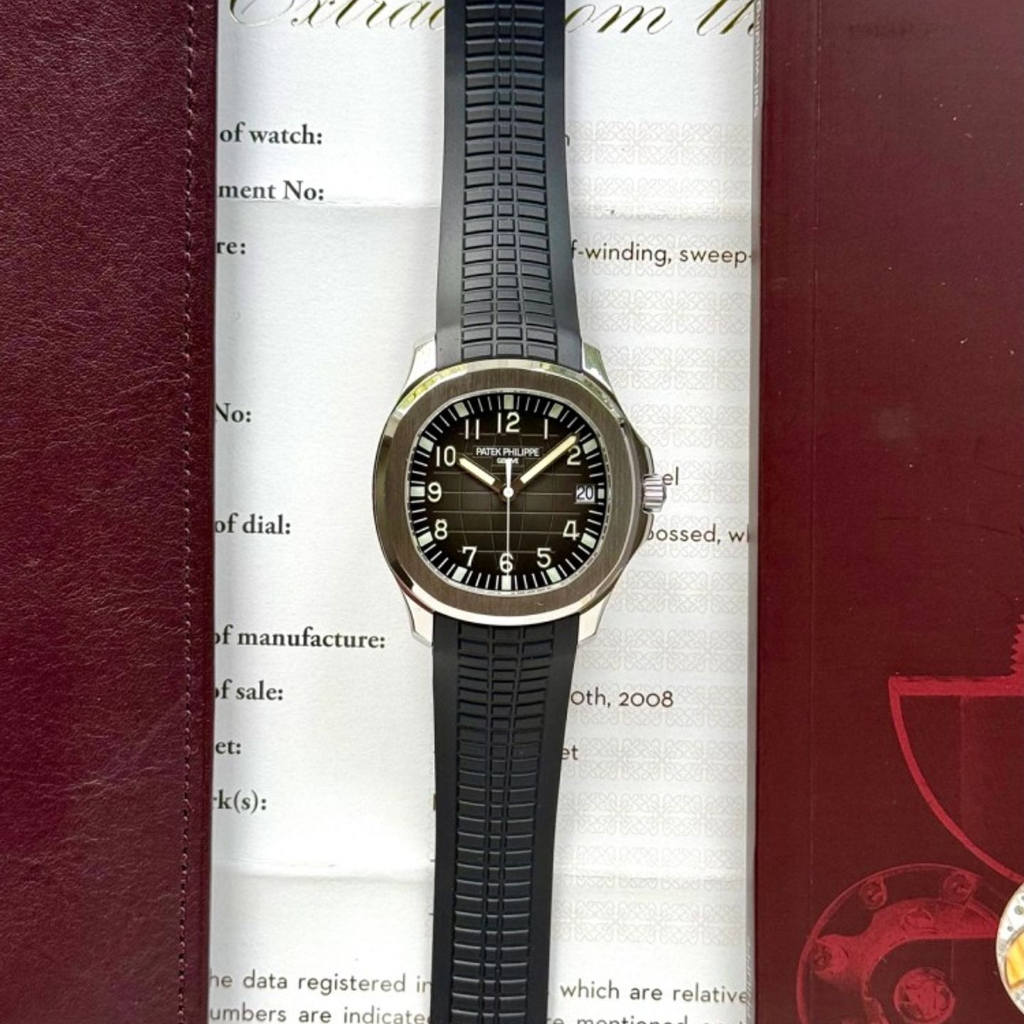 Patek Philippe Aquanaut 5167 (2008) - Brown dial 41 mm Steel case (7/8)