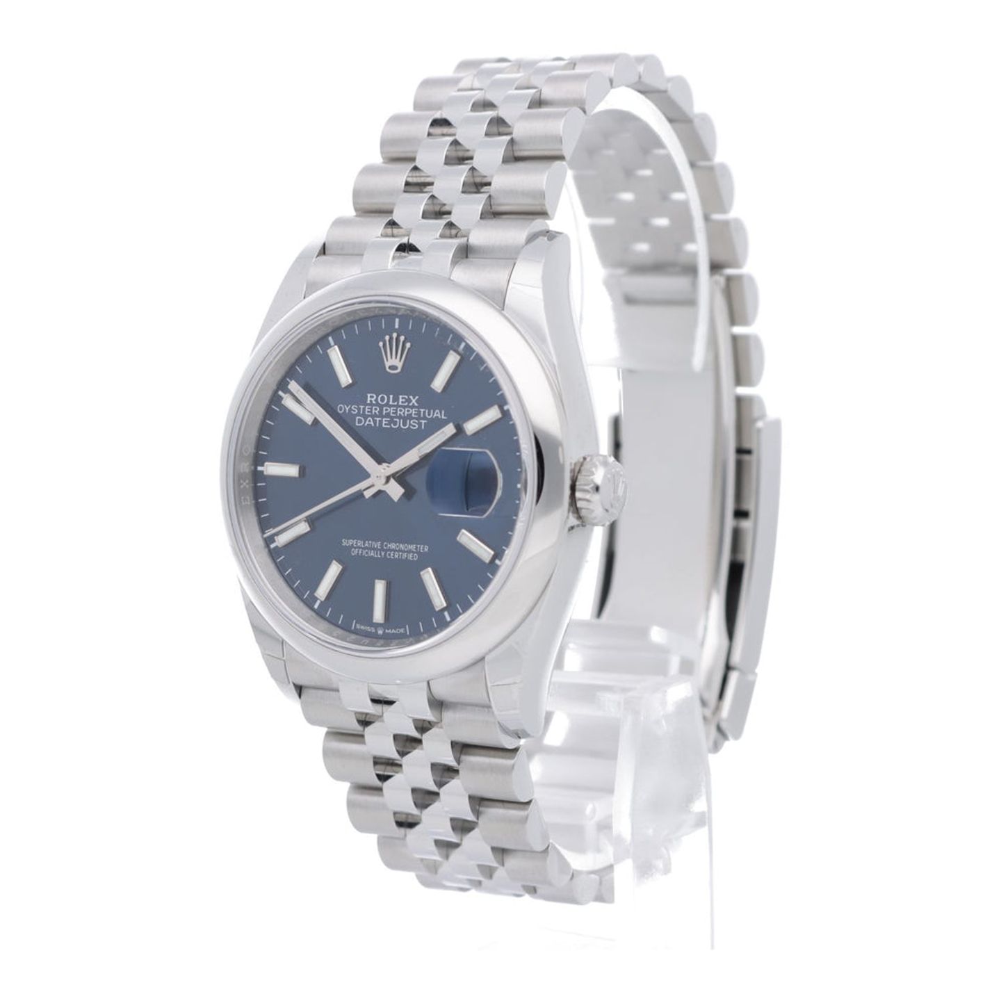 Rolex Datejust 36 126200 (2025) - Blue dial 36 mm Steel case (2/7)