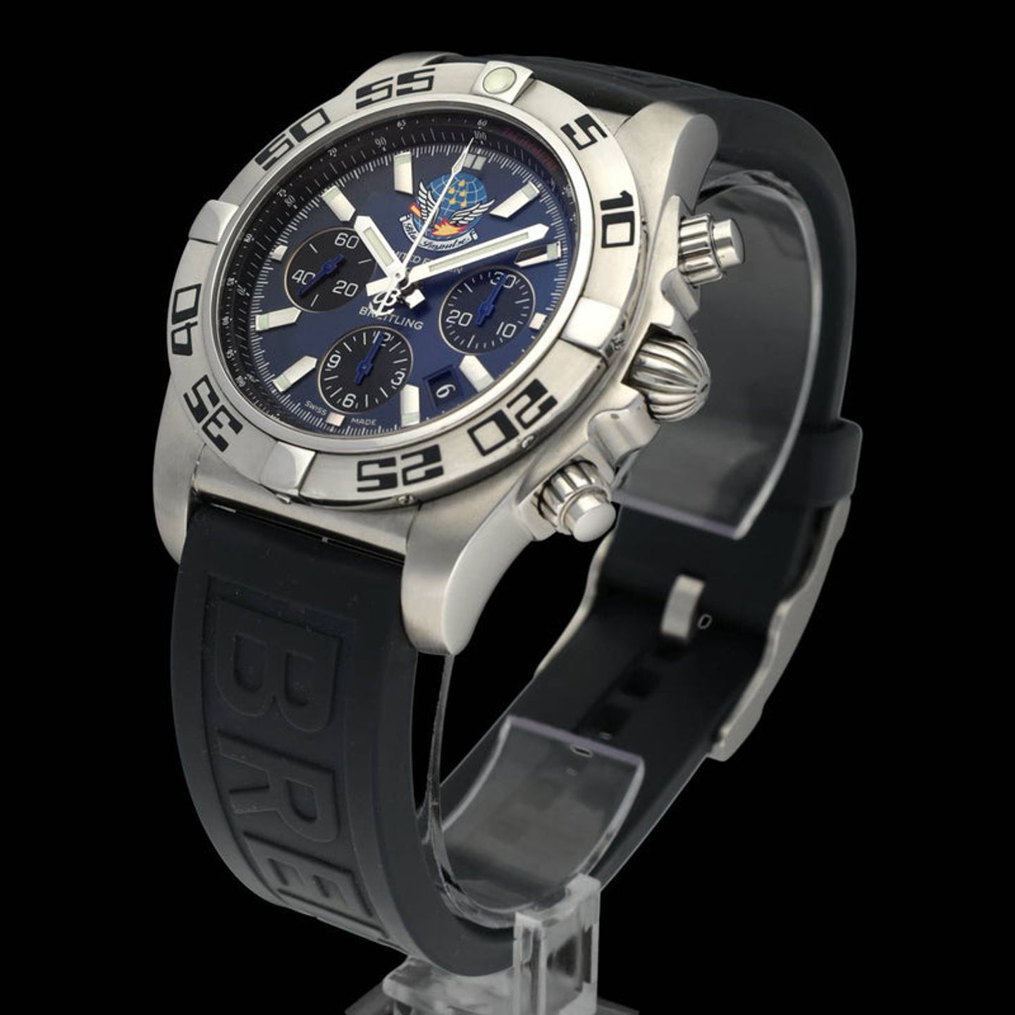 Breitling Chronomat 44 AB0110 (2013) - Blauw wijzerplaat 44mm Staal (5/7)