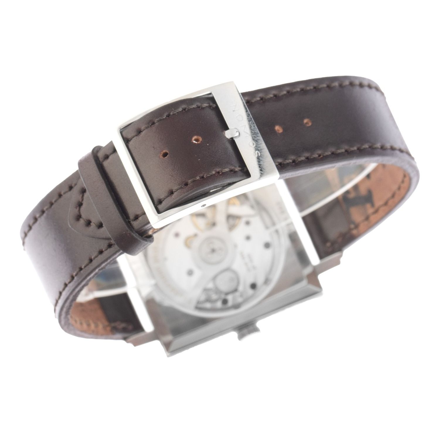 NOMOS Tetra Neomatik 421 (2025) - Wit wijzerplaat 33mm Staal (7/7)