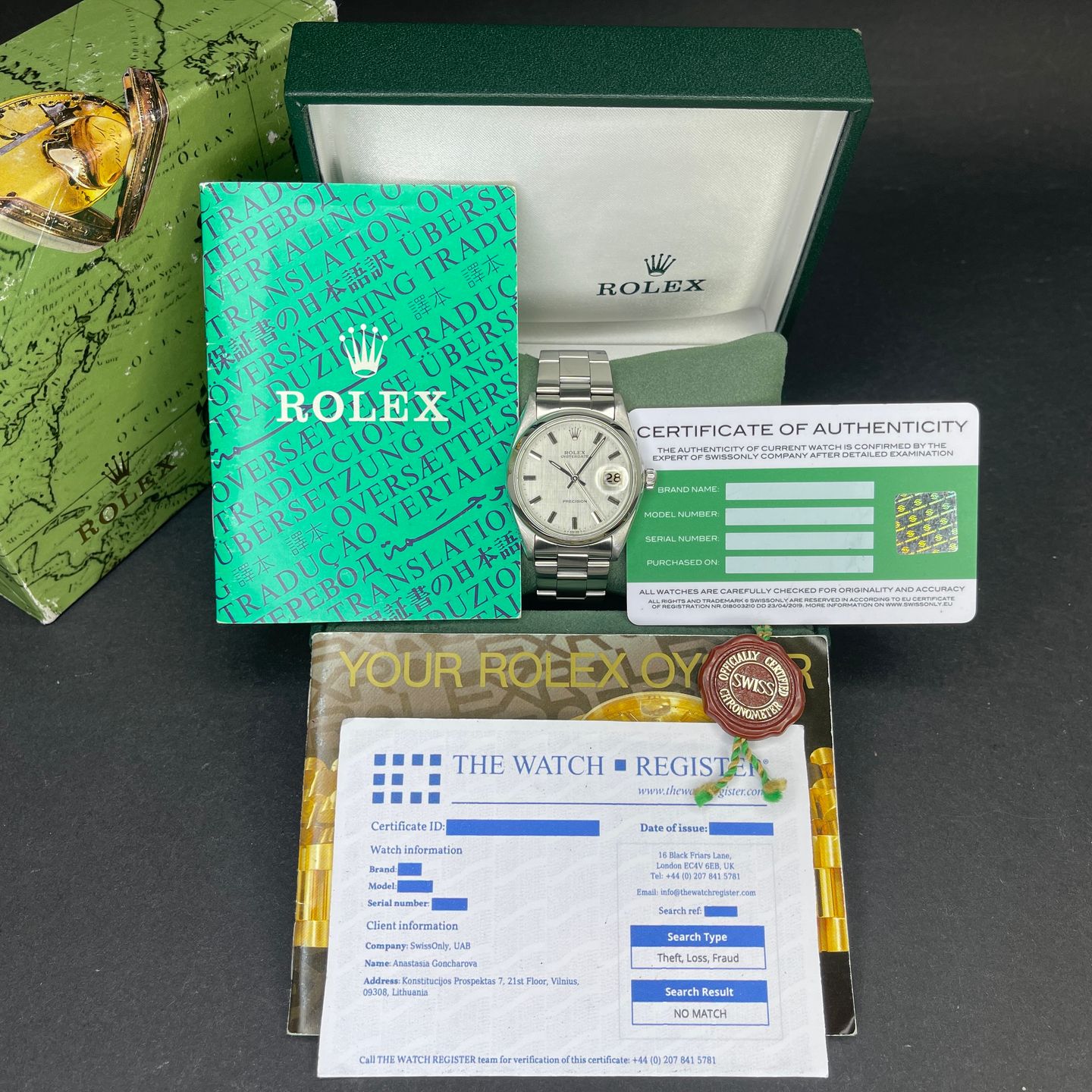 Rolex Oyster Precision 6694 - (3/8)