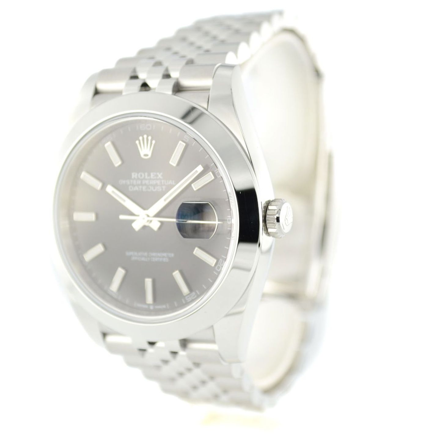 Rolex Datejust 41 126300 (2026) - Zwart wijzerplaat 41mm Staal (2/7)