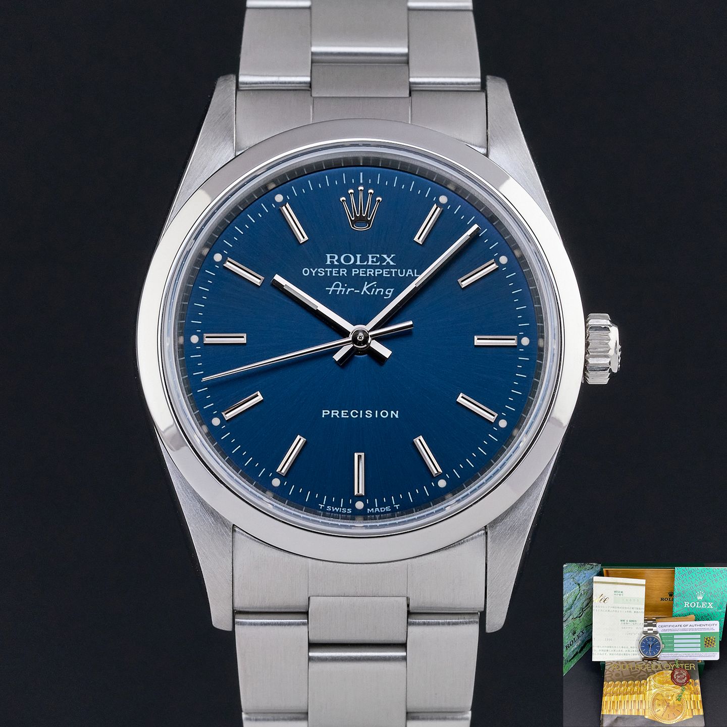 Rolex Air-King 14000 (1995) - 34mm Staal (1/7)