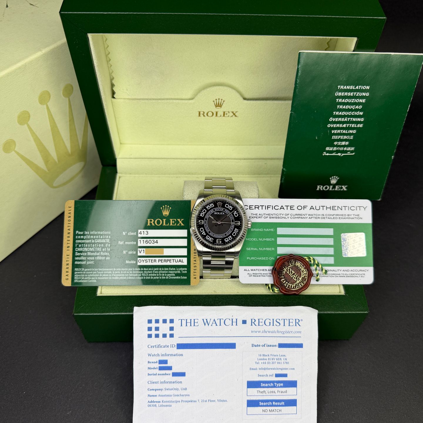 Rolex Oyster Perpetual 36 116034 - (3/8)