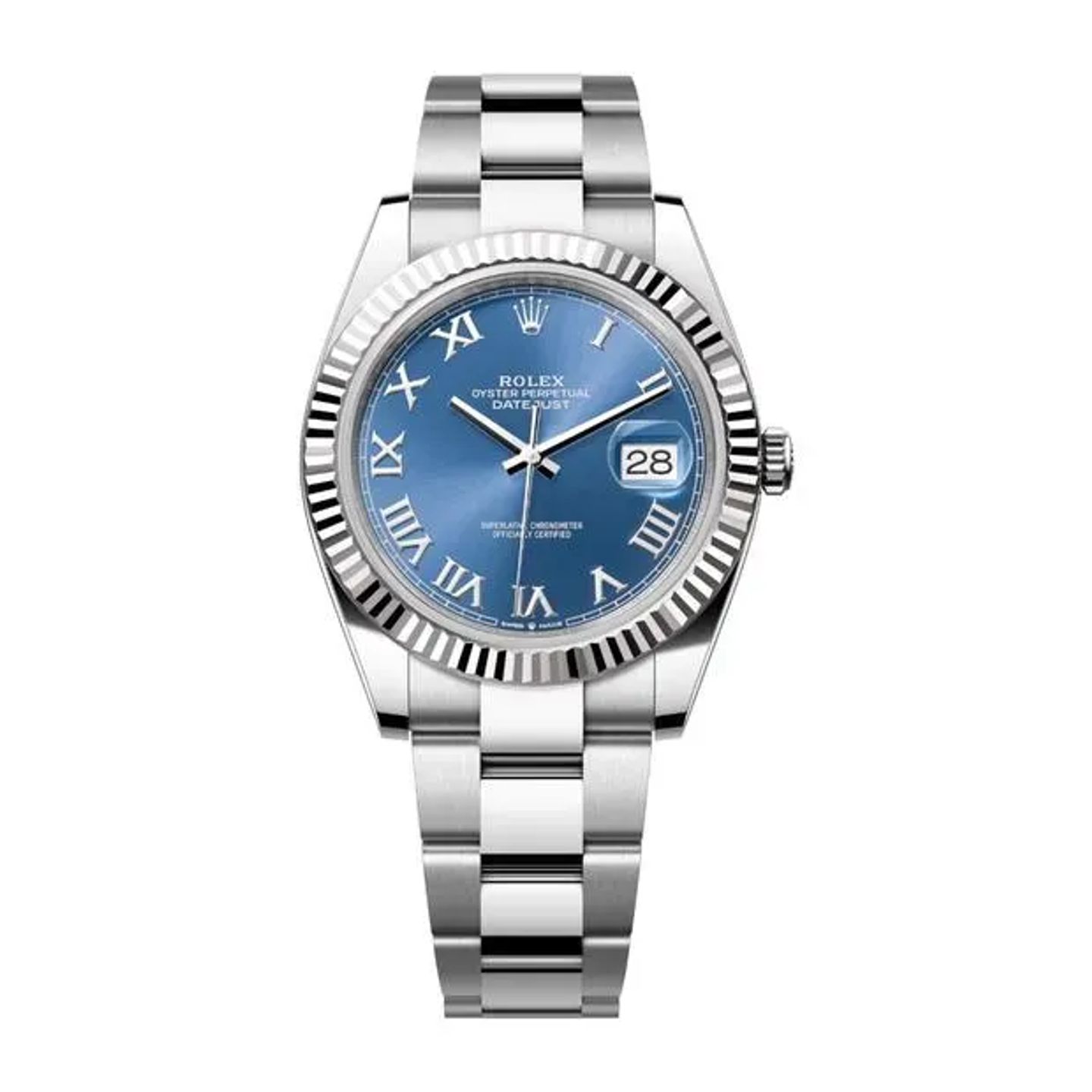 Rolex Datejust 41 126334 (2024) - Blauw wijzerplaat 41mm Staal (1/6)