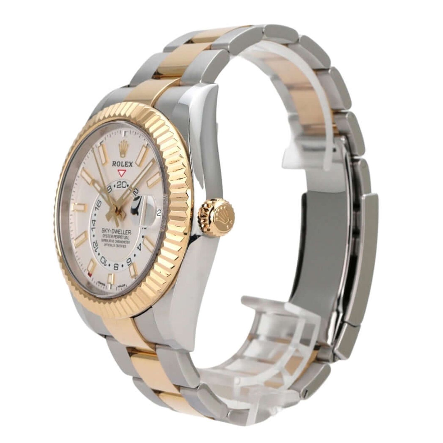 Rolex Sky-Dweller 326933 (2021) - White dial 42 mm Steel case (3/8)