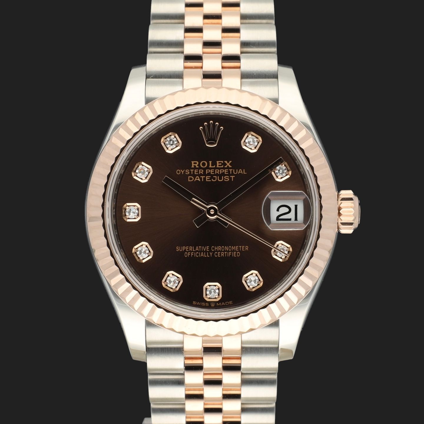 Rolex Datejust 31 278271 (2024) - 31mm Goud/Staal (3/8)