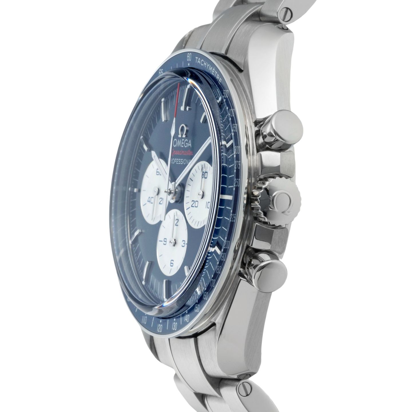 Omega Speedmaster Professional Moonwatch 522.30.42.30.03.001 (2019) - Blue dial 42 mm Steel case (6/8)