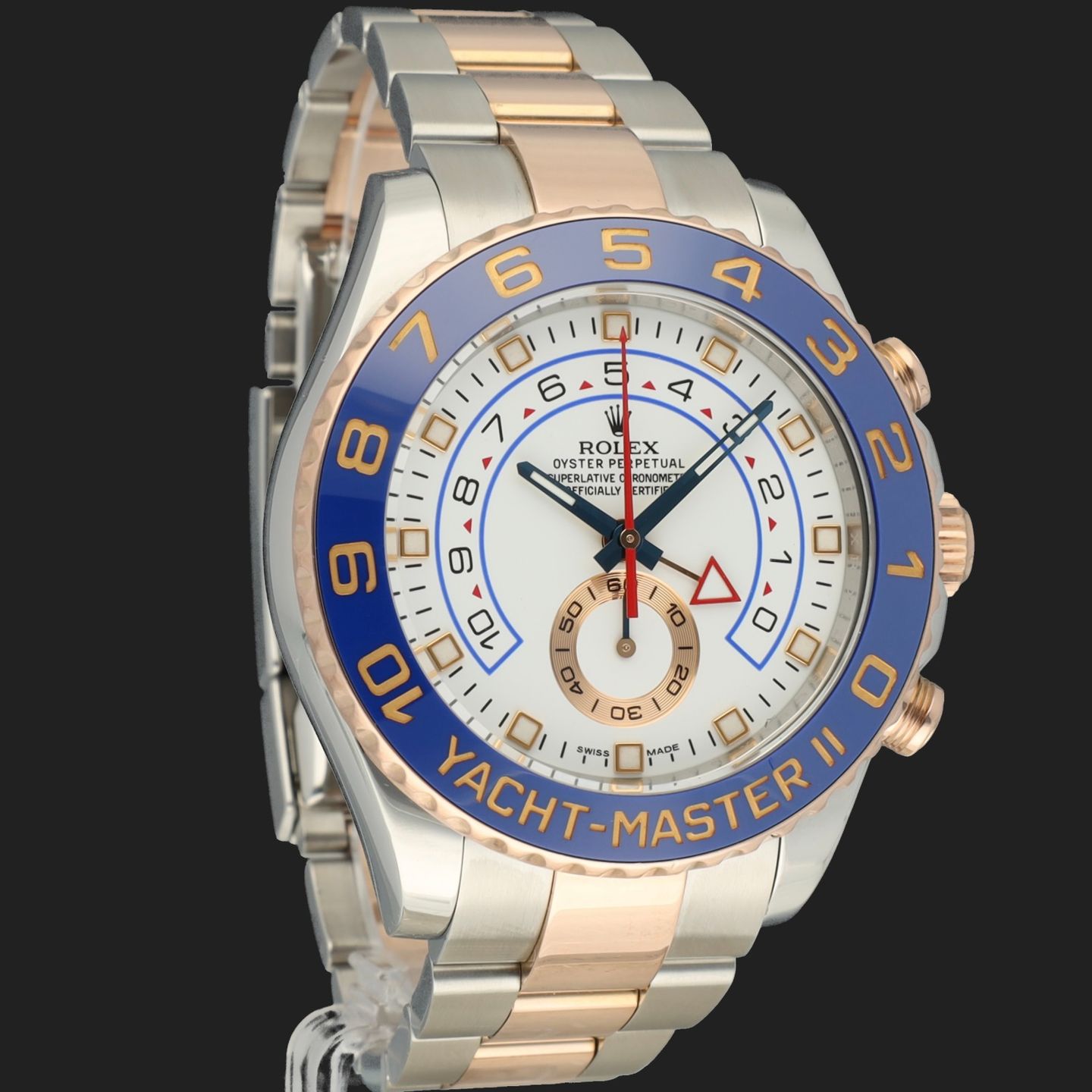 Rolex Yacht-Master II 116681 (2014) - Wit wijzerplaat 44mm Goud/Staal (4/8)