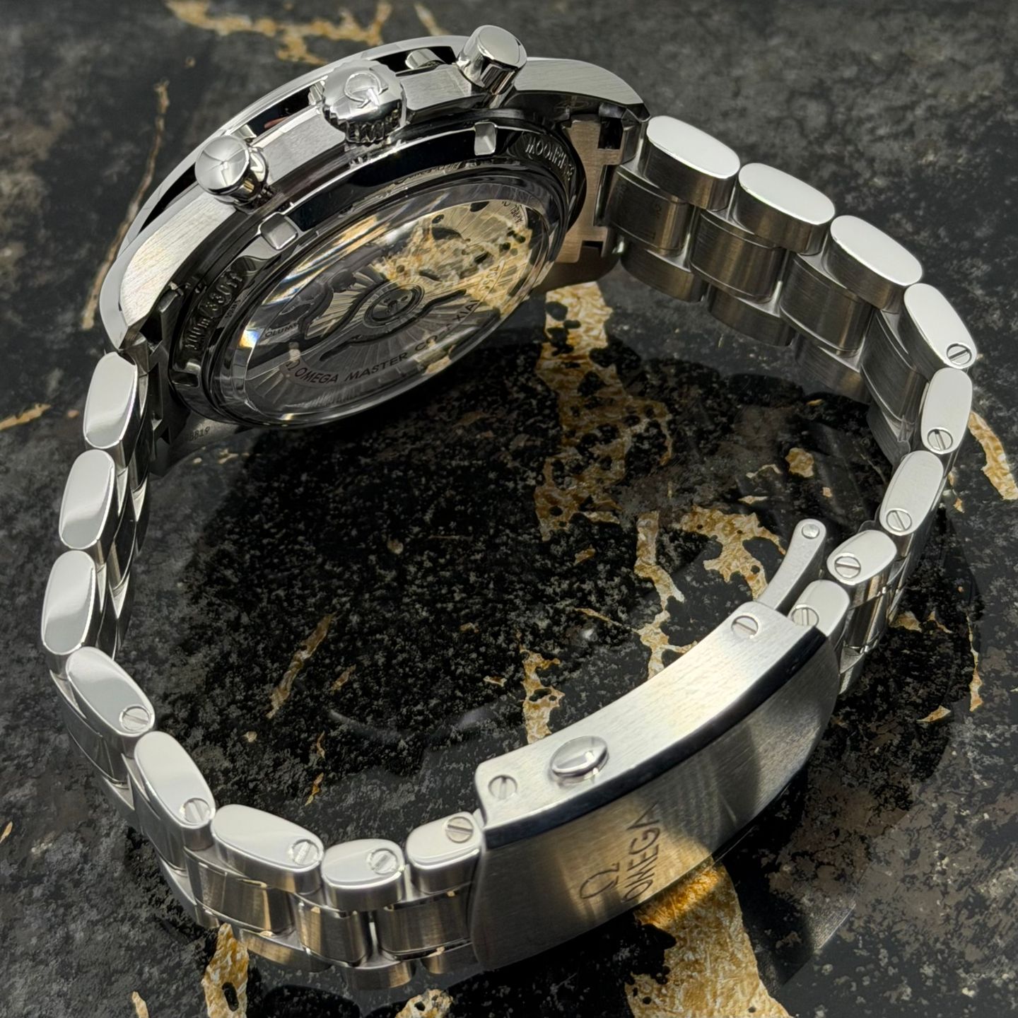 Omega Speedmaster Moonphase 304.30.44.52.01.001 (2026) - Zwart wijzerplaat 44mm Staal (3/8)