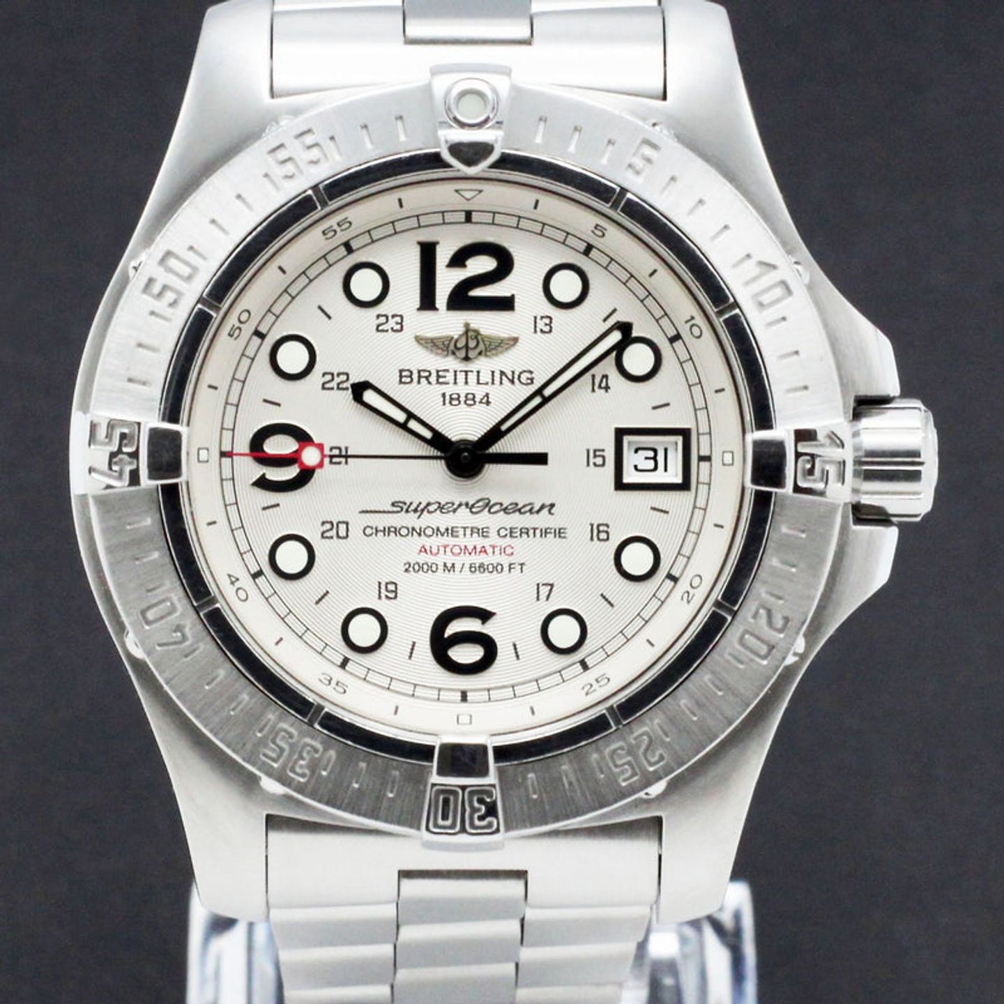 Breitling Superocean Steelfish A17390 (2007) - Silver dial 44 mm Steel case (1/7)