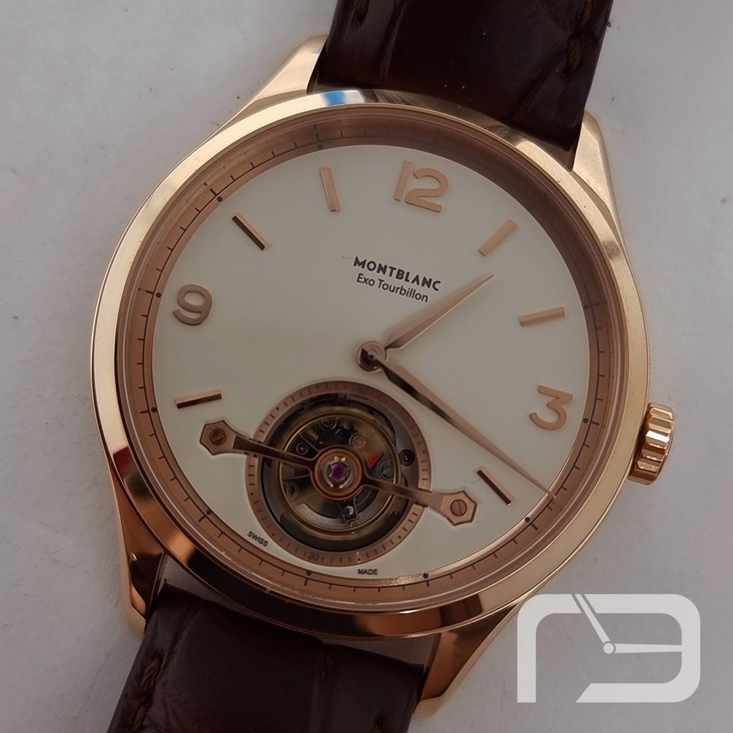 Montblanc Heritage 118470 (2024) - Zilver wijzerplaat 41mm Roségoud (1/8)