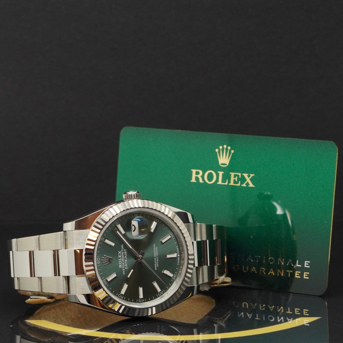 Rolex Datejust 41 126334 (2024) - Groen wijzerplaat 41mm Staal (5/7)