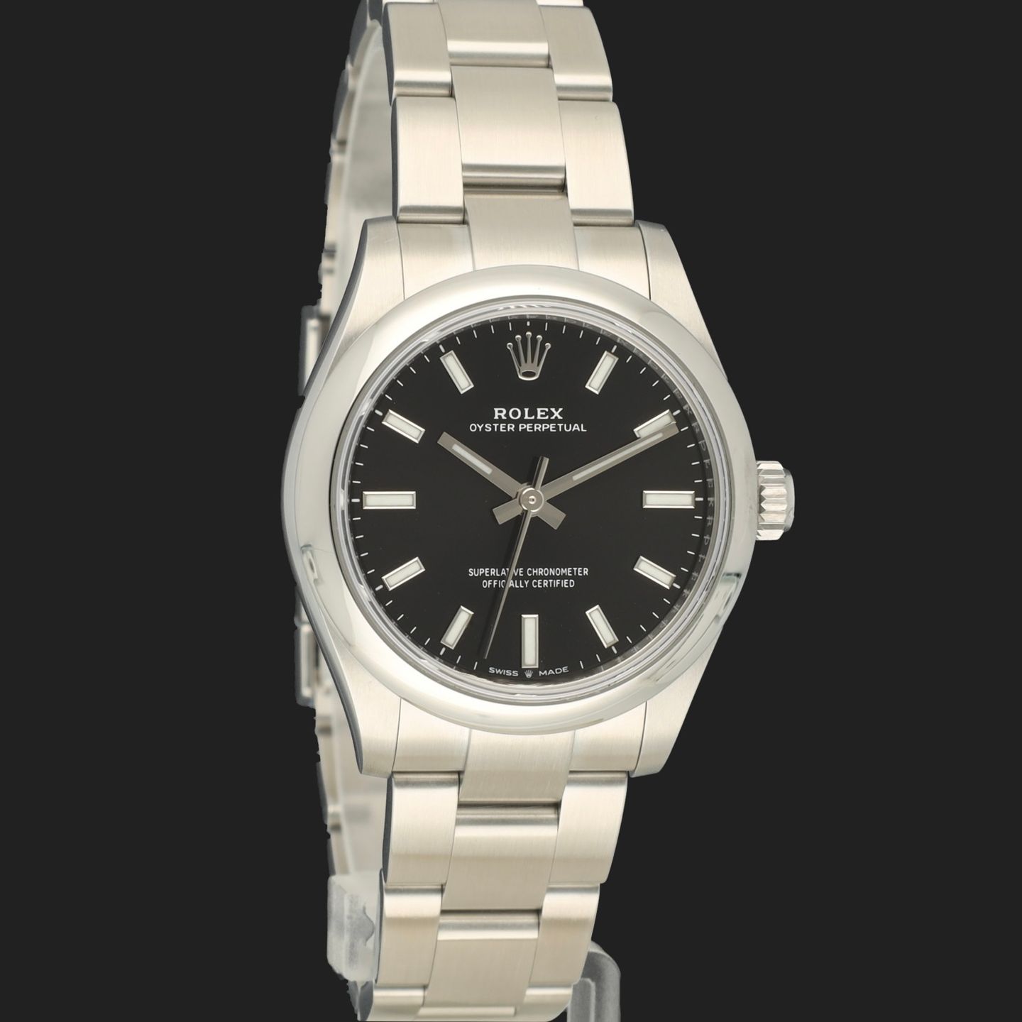 Rolex Oyster Perpetual 31 277200 (2021) - Black dial 31 mm Steel case (4/7)
