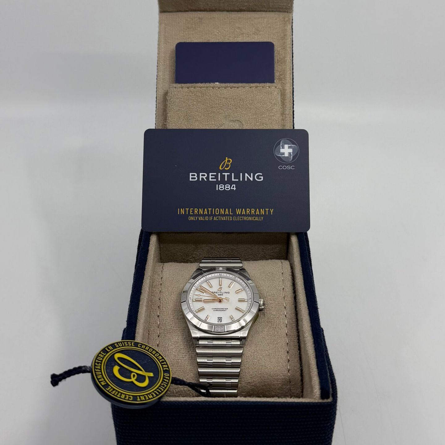 Breitling Chronomat 36 A10380101A4A1 (2026) - Wit wijzerplaat 36mm Staal (3/8)