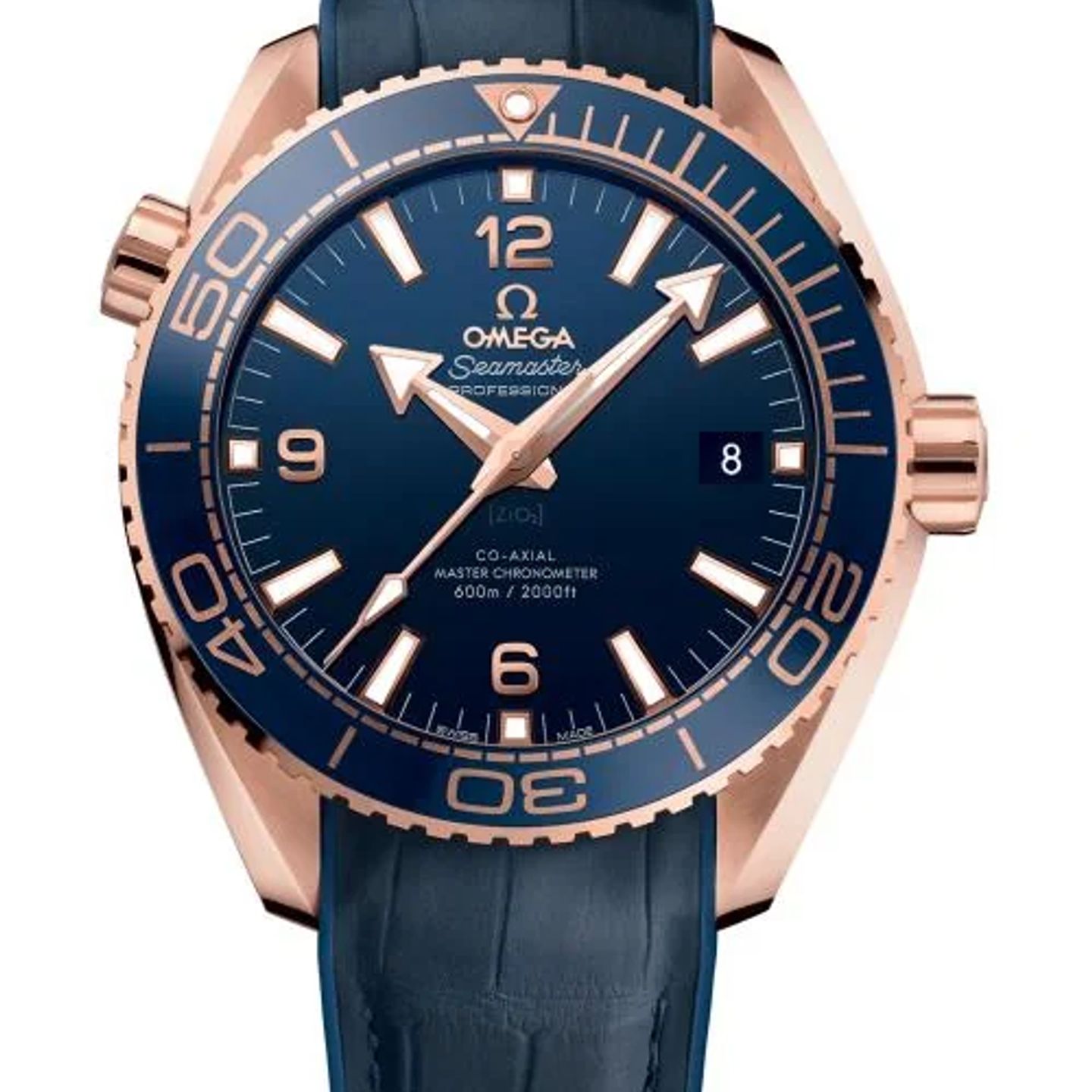 Omega Seamaster Planet Ocean 215.63.44.21.03.001 (2026) - Blue dial 44 mm Rose Gold case (1/1)