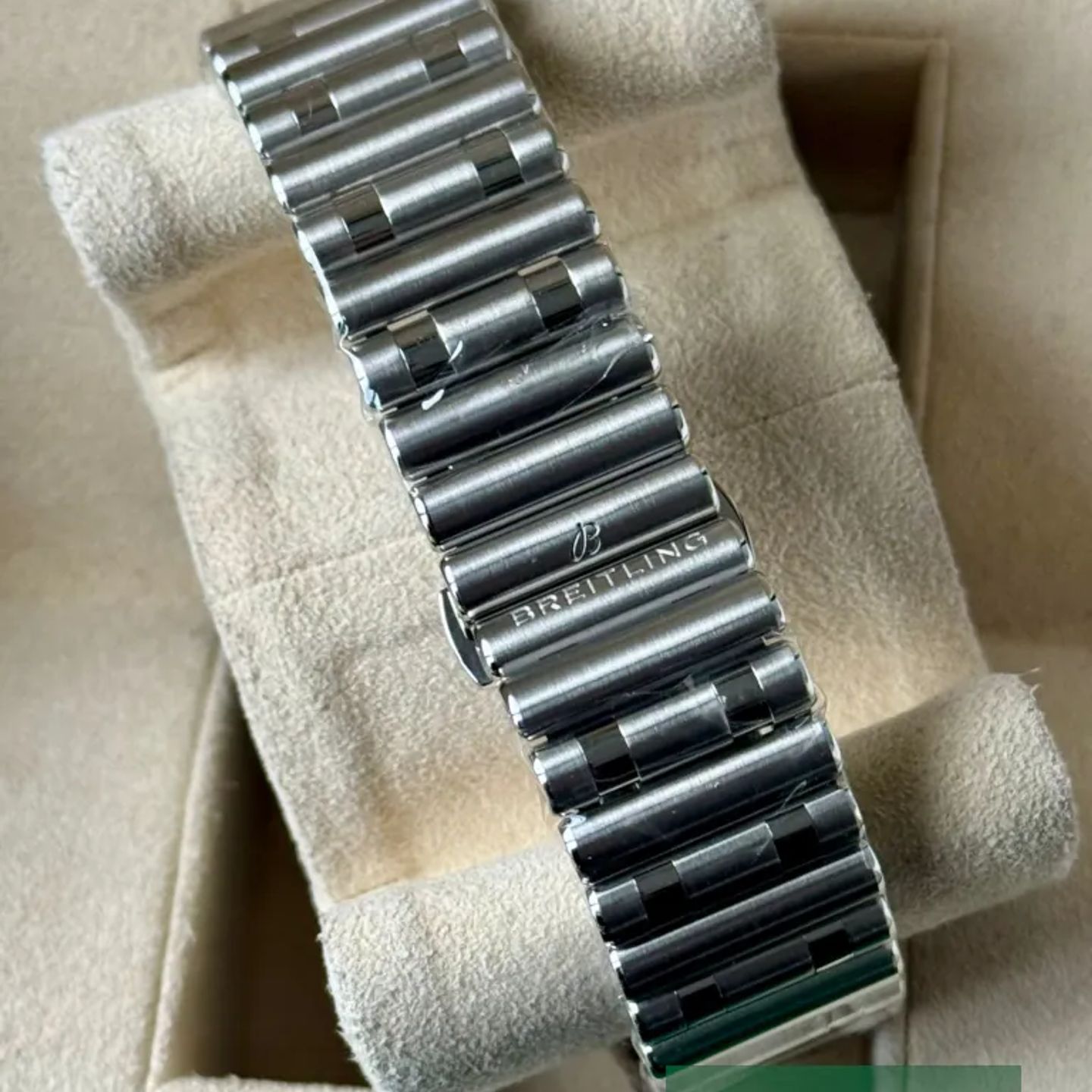 Breitling Chronomat GMT A32398101L1A1 (2026) - Groen wijzerplaat 40mm Staal (6/7)