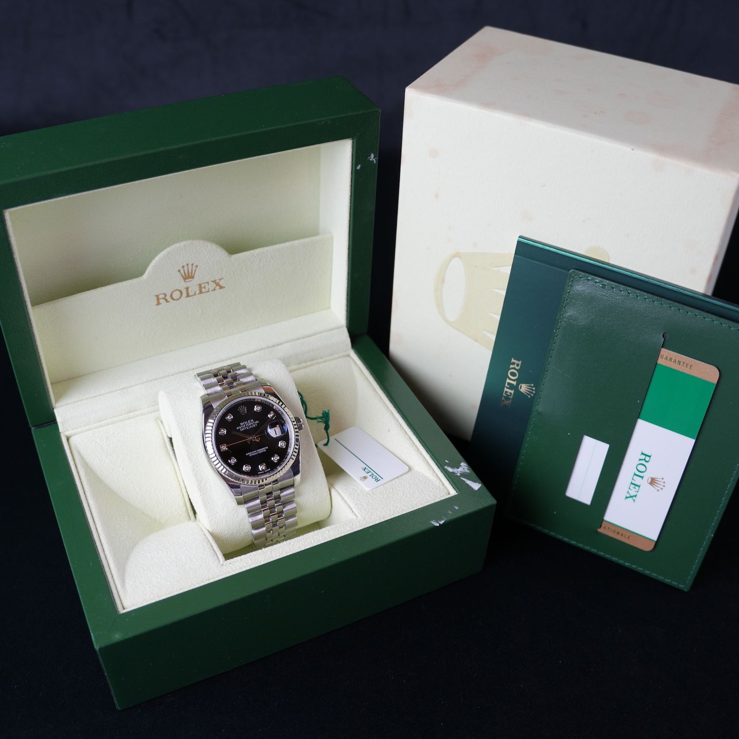 Rolex Datejust 36 116234 (2018) - Black dial 36 mm Steel case (8/8)