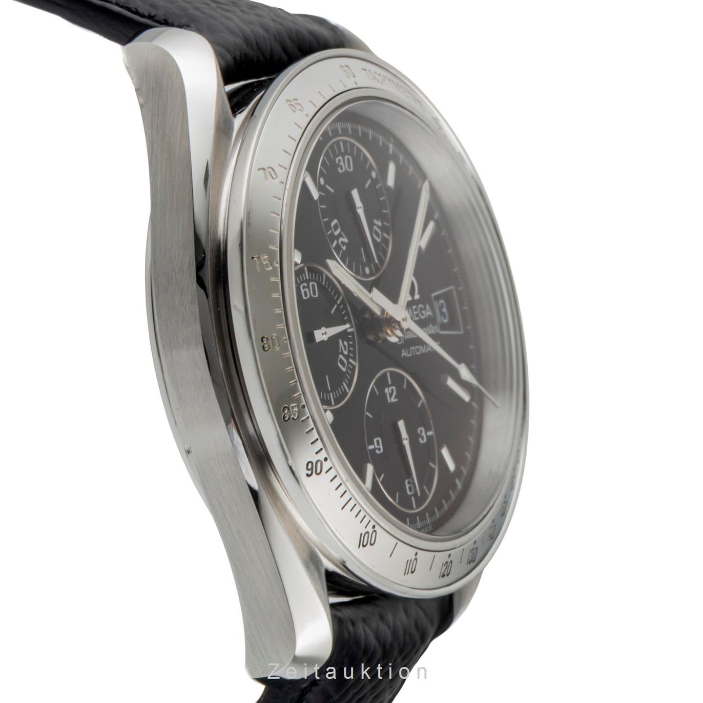 Omega Speedmaster Date 3513.50.00 (2000) - Zwart wijzerplaat 39mm Staal (6/8)