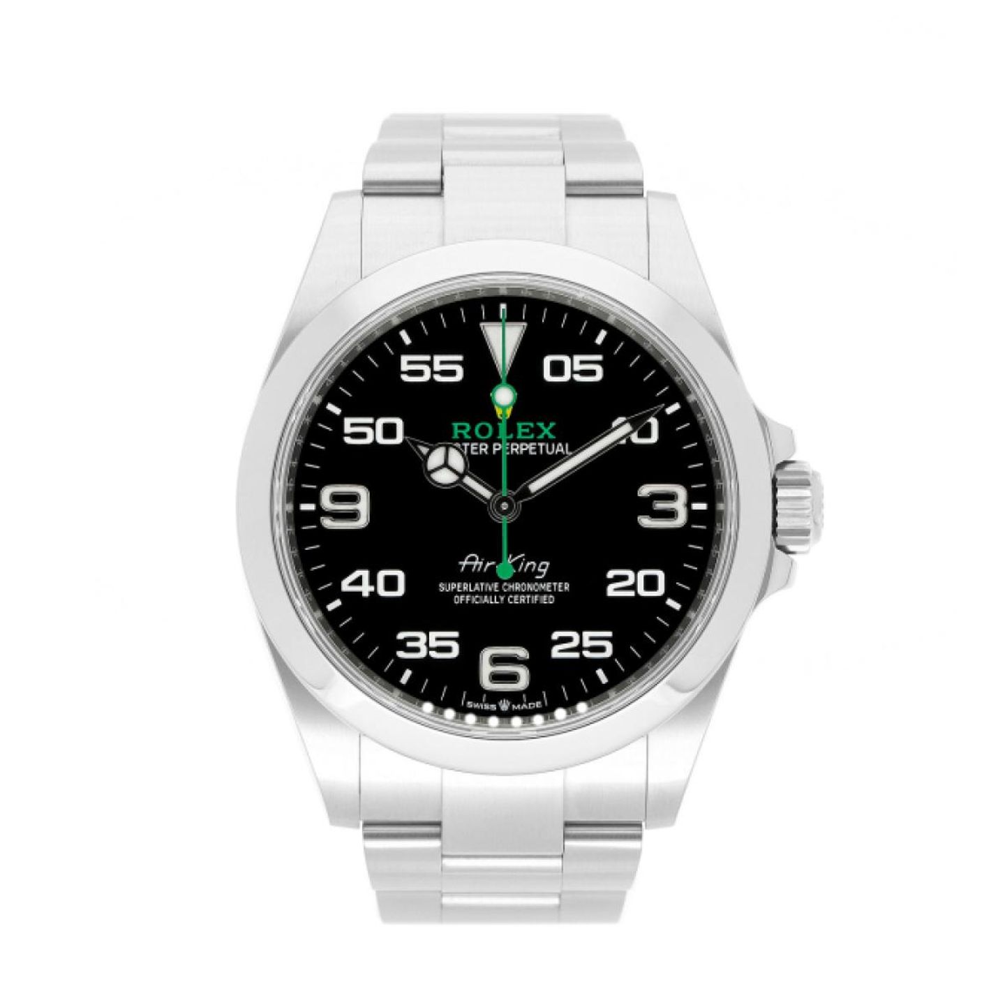 Rolex Air-King 126900 (2022) - Black dial 40 mm Steel case (1/5)