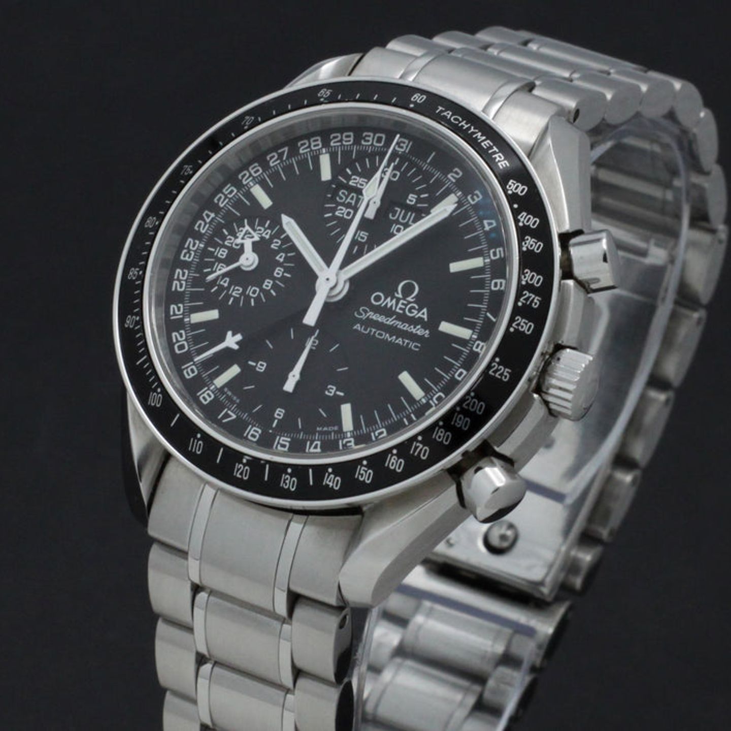 Omega Speedmaster Day Date 3520.50.00 (2002) - Black dial 39 mm Steel case (7/7)