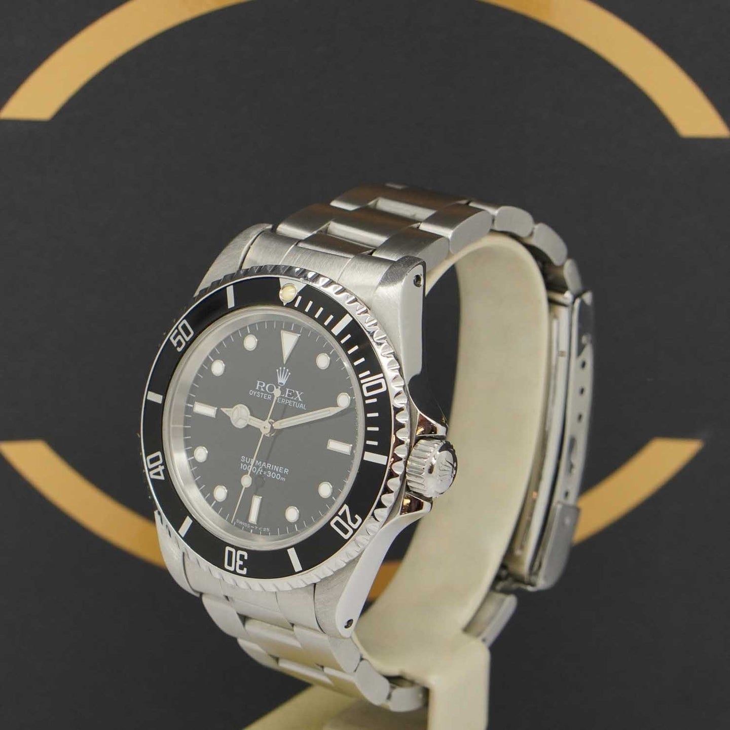Rolex Submariner No Date 14060 (1994) - Zwart wijzerplaat 40mm Staal (3/7)