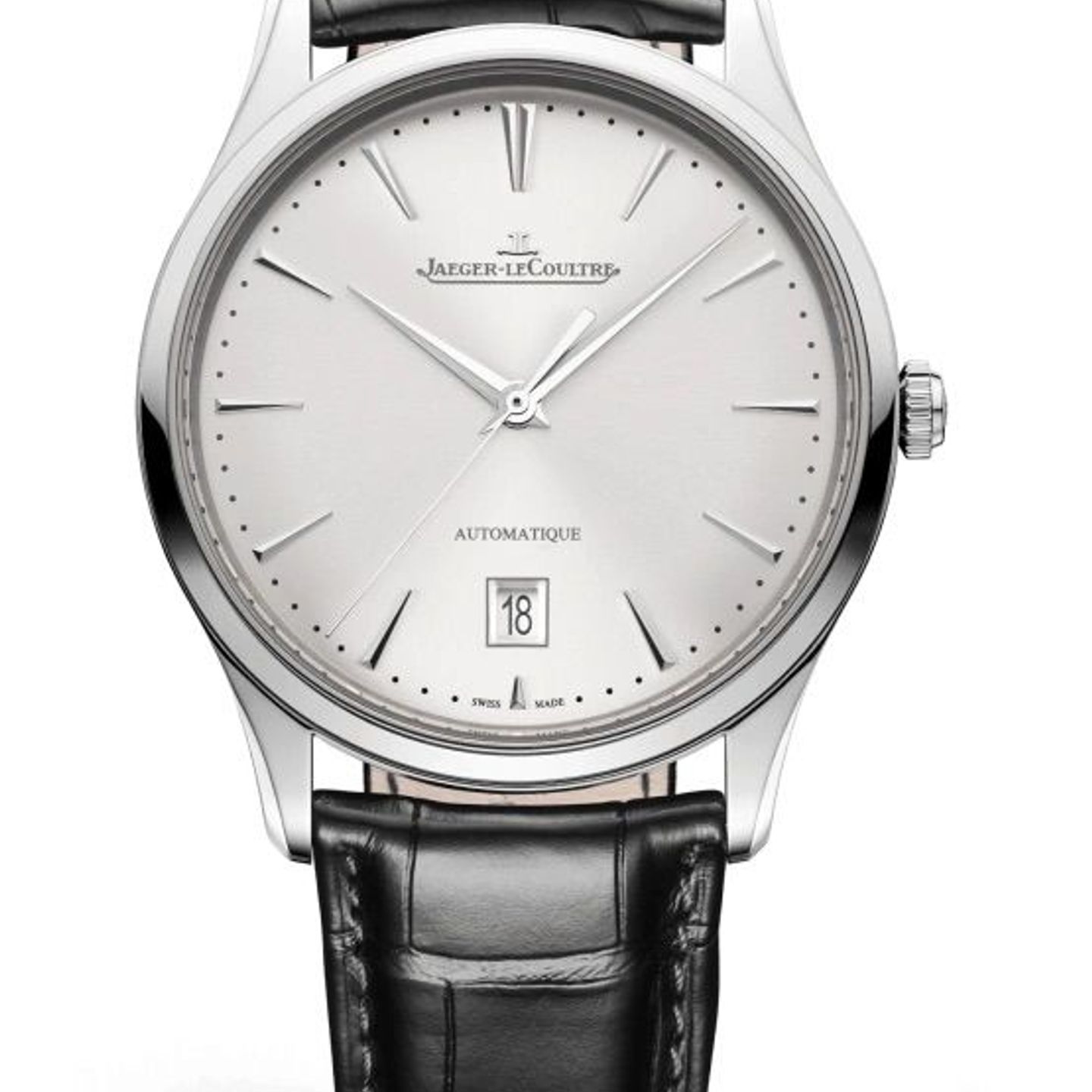 Jaeger-LeCoultre Master Ultra Thin Date Q1238420 (2024) - Grijs wijzerplaat 39mm Staal (1/1)