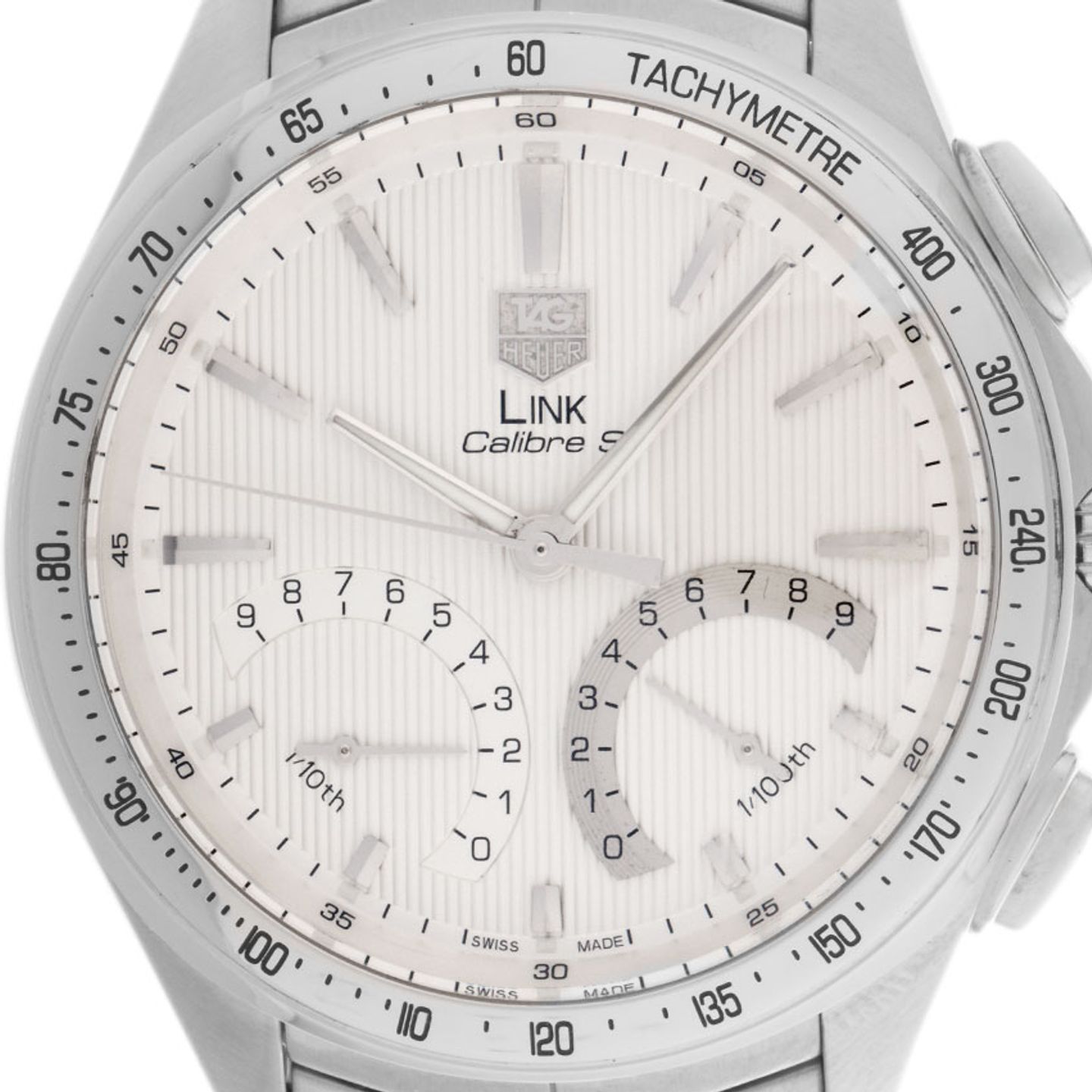 TAG Heuer Link Quartz CAT7011 (2017) - Silver dial 42 mm Steel case (1/7)