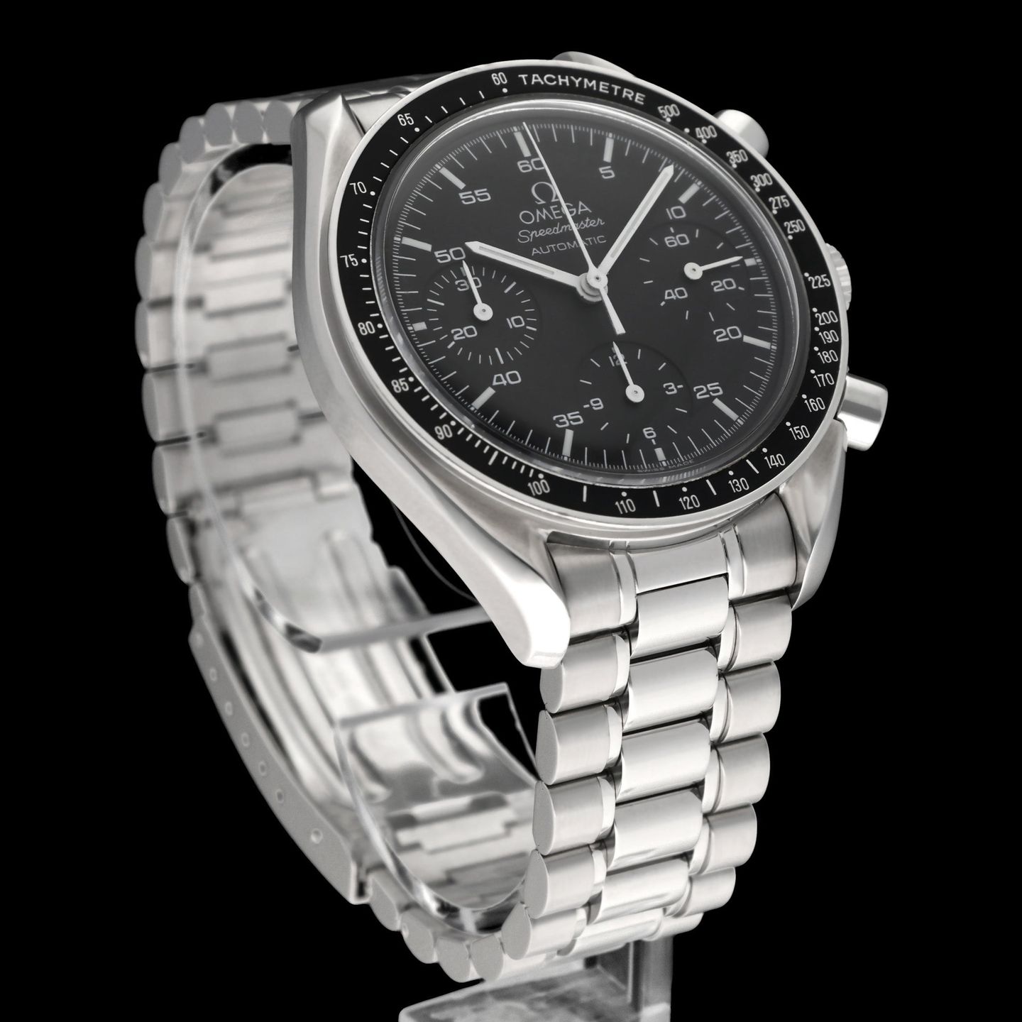 Omega Speedmaster Reduced 3510.50.00 (1998) - Black dial 39 mm Steel case (6/8)