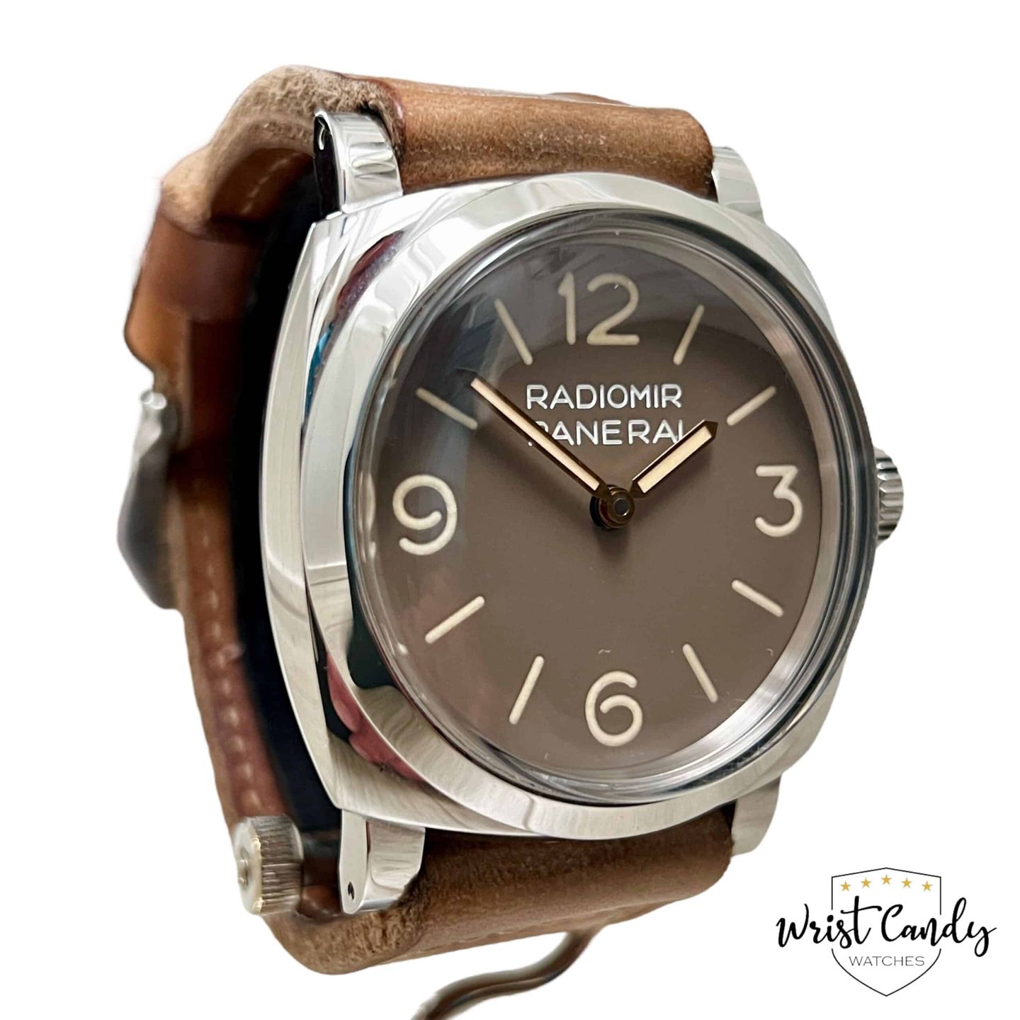 Panerai Special Editions PAM00662 (2022) - Bruin wijzerplaat 47mm Staal (3/8)