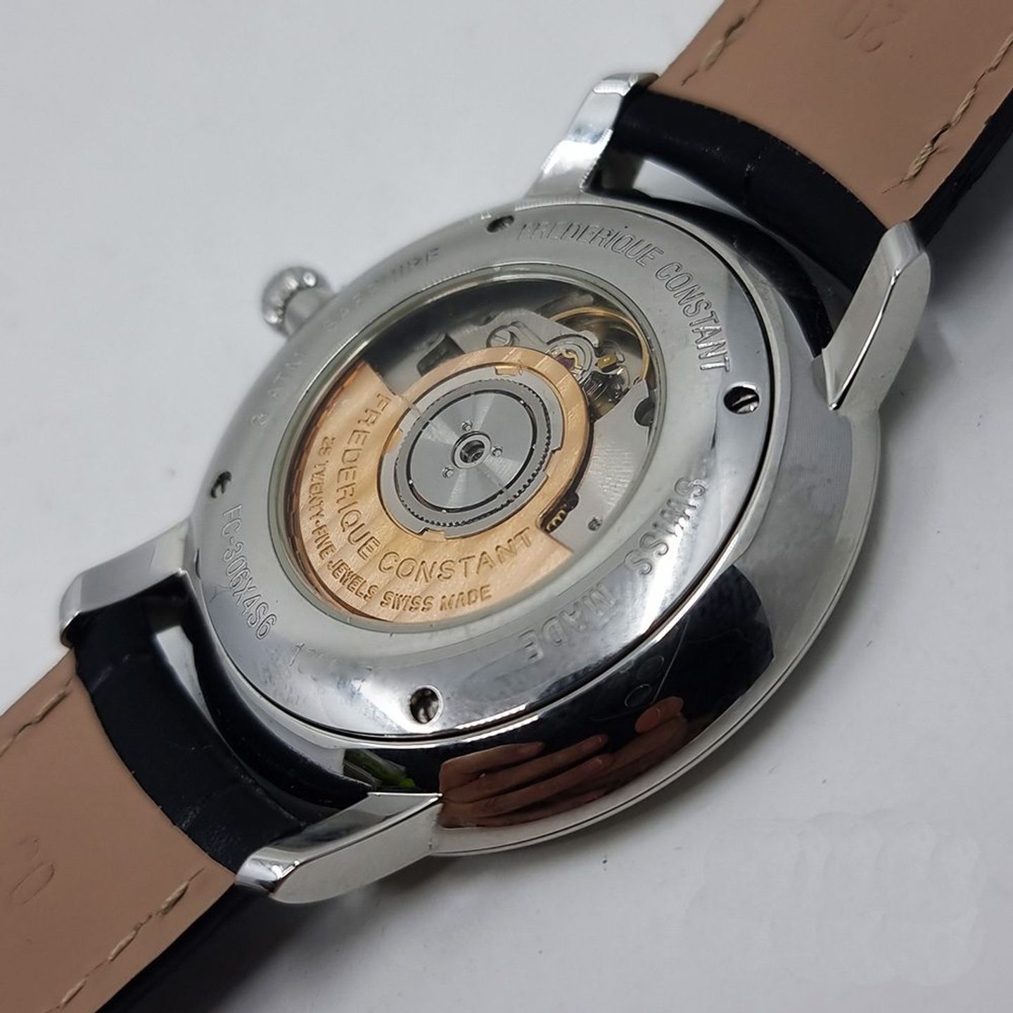 Frederique Constant Slimline Automatic FC-306G4S6 (2025) - Zwart wijzerplaat 40mm Staal (8/8)