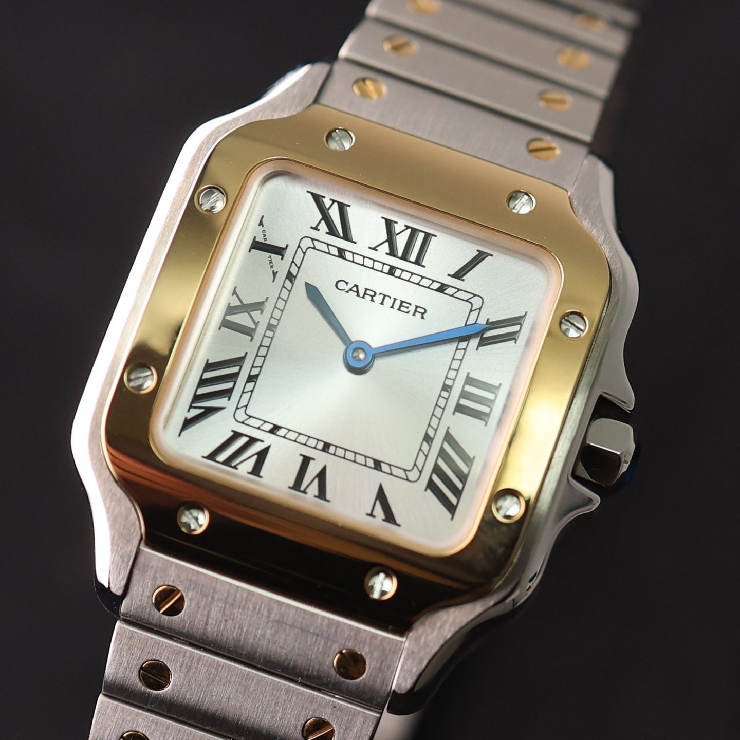 Cartier Santos Dumont W2SA0033 (2025) - Silver dial 27 mm Steel case (5/6)