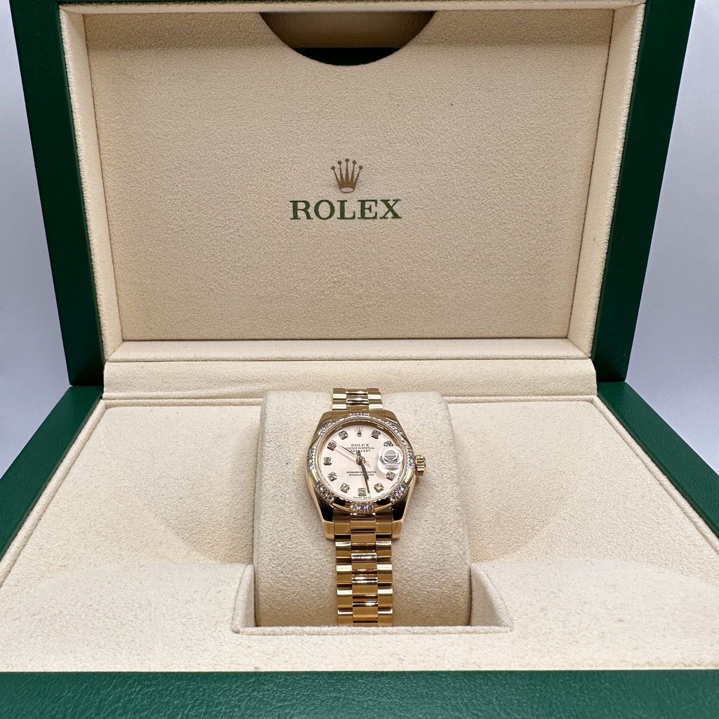 Rolex Lady-Datejust 179368 (2001) - 26 mm Yellow Gold case (2/5)