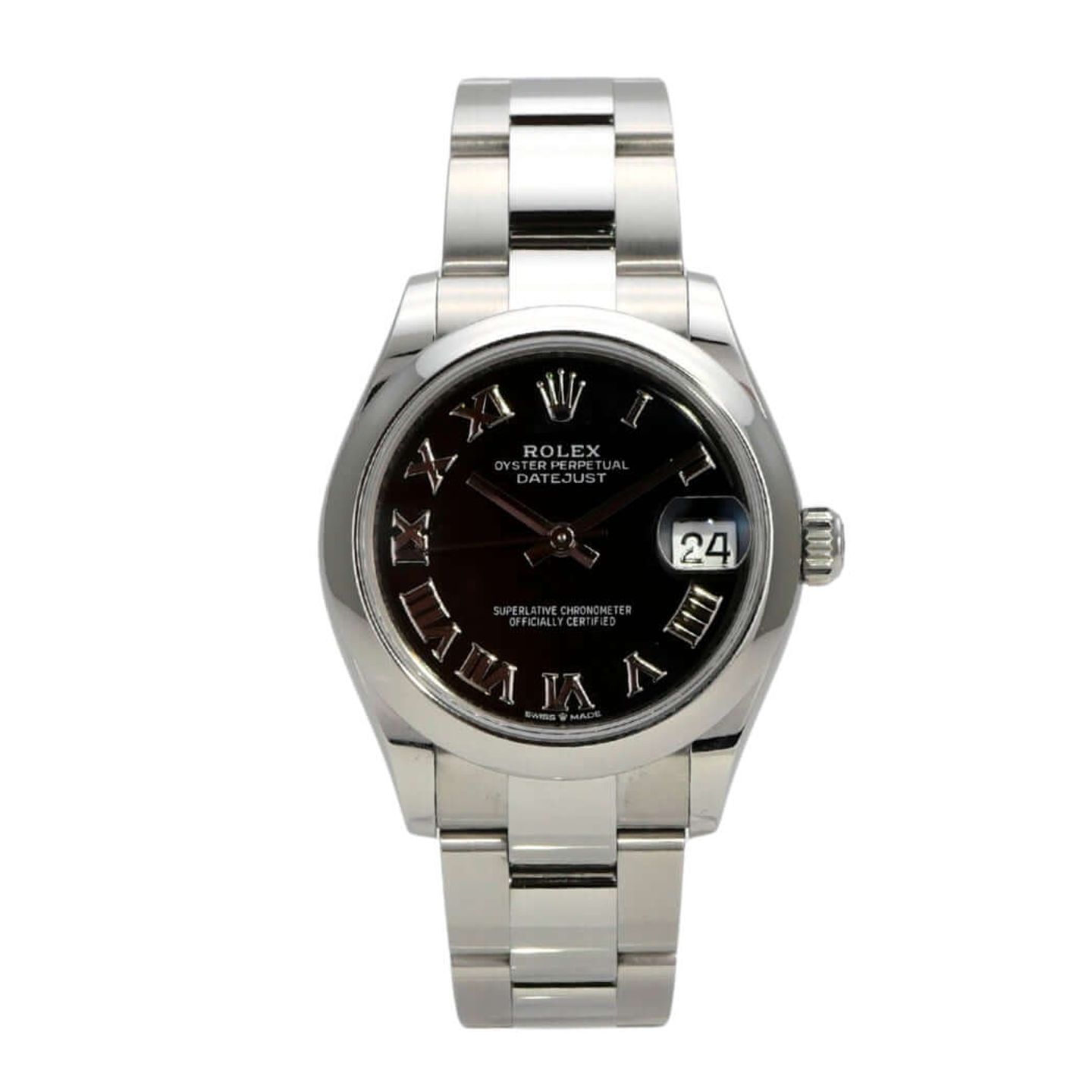 Rolex Datejust 31 278240 (2022) - Black dial 31 mm Steel case (2/8)