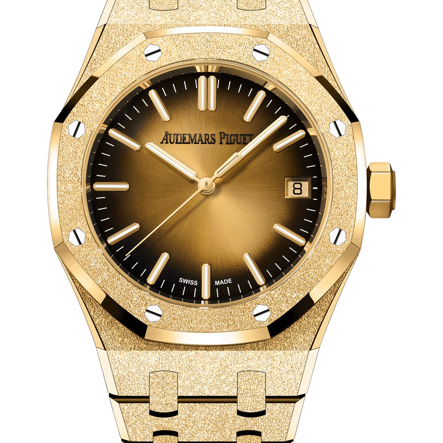 Audemars Piguet Royal Oak Selfwinding 15550BA.GG.1356BA.01 (2025) - Champagne dial 37 mm Yellow Gold case (1/1)