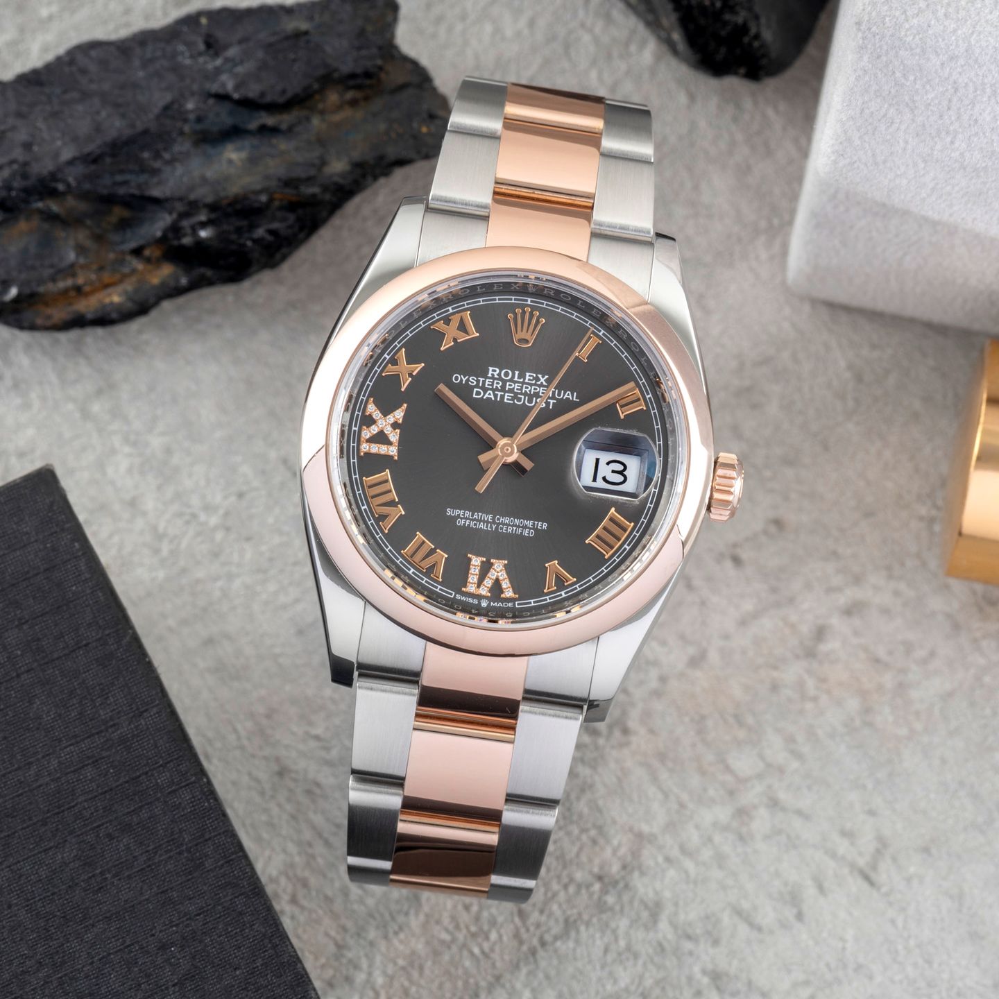 Rolex Datejust 36 126201 (Onbekend (willekeurig serienummer)) - 36mm Goud/Staal (1/8)