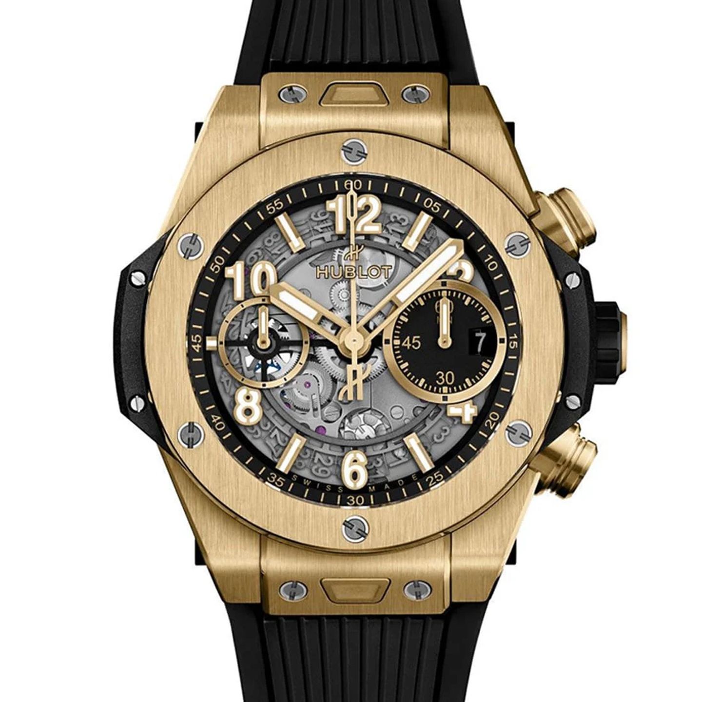 Hublot Big Bang Unico 441.VX.1131.RX (2024) - Zwart wijzerplaat 42mm Geelgoud (2/3)