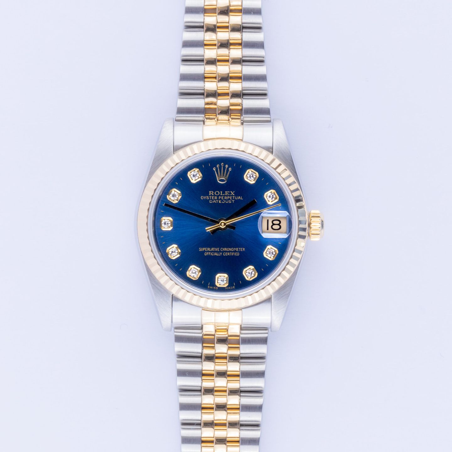 Rolex Datejust 31 68273 (1995) - 31mm Goud/Staal (3/8)