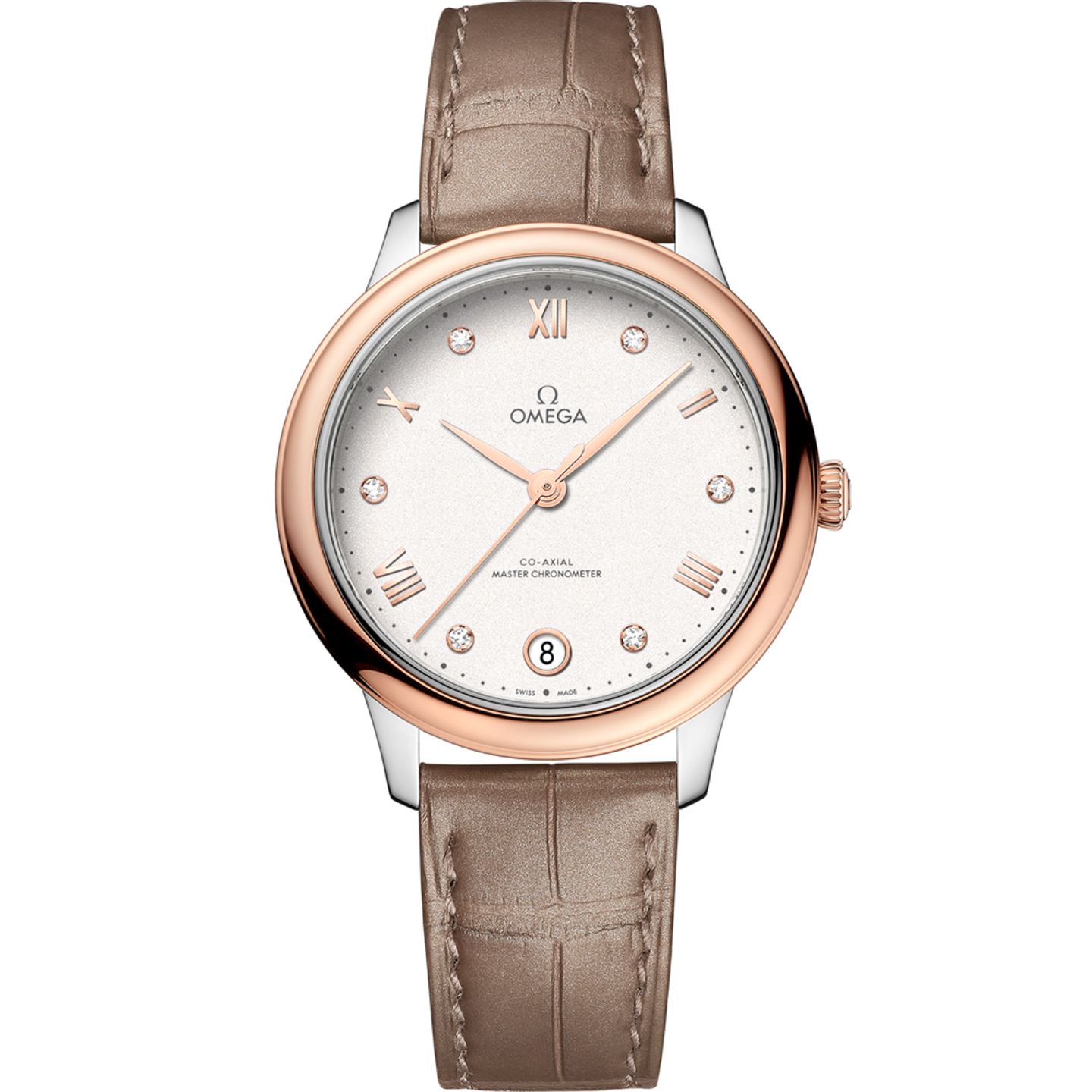 Omega De Ville 434.23.34.20.52.001 (2025) - White dial 34 mm Gold/Steel case (1/1)