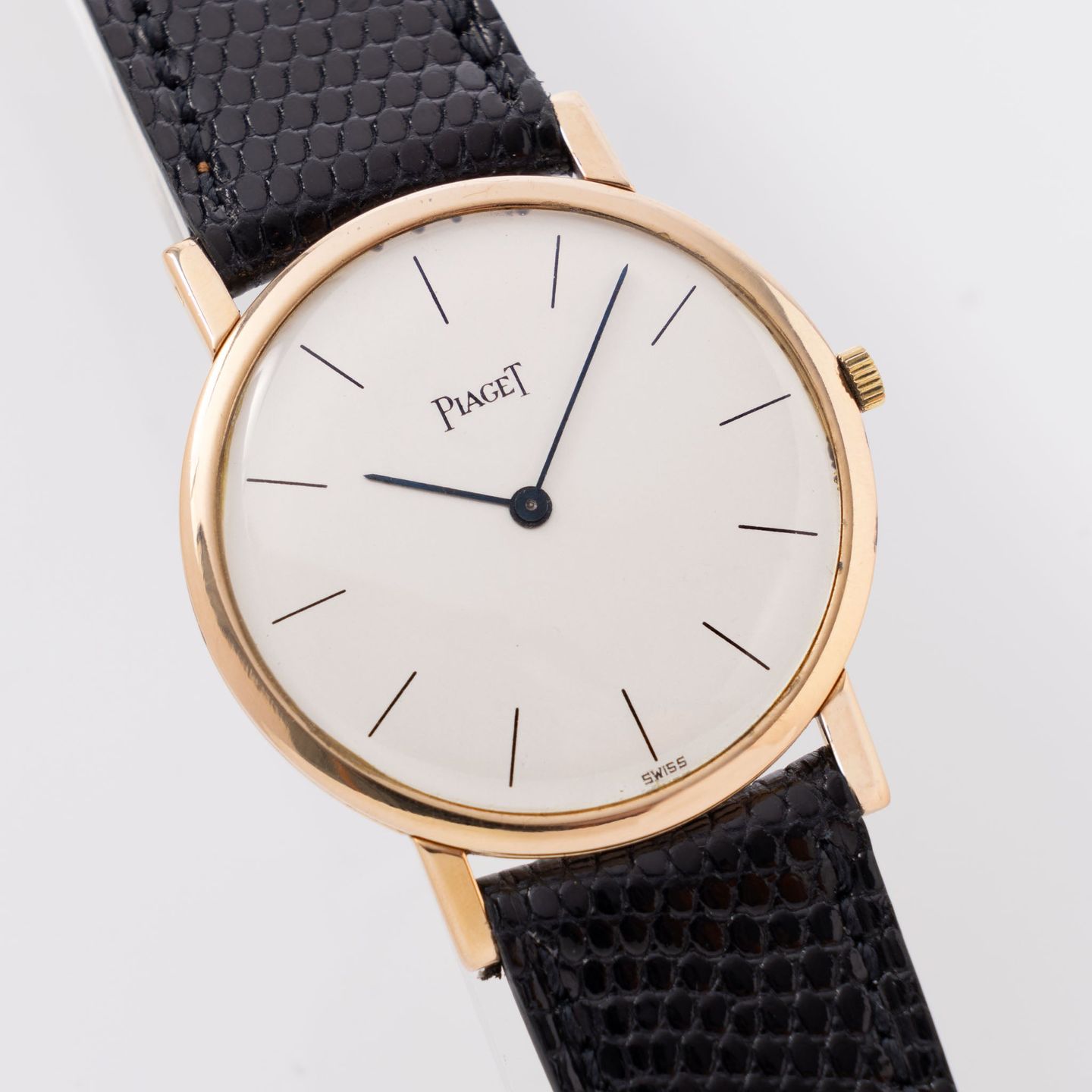 Piaget Altiplano 903-1 (1960) - Silver dial 31 mm Rose Gold case (1/7)