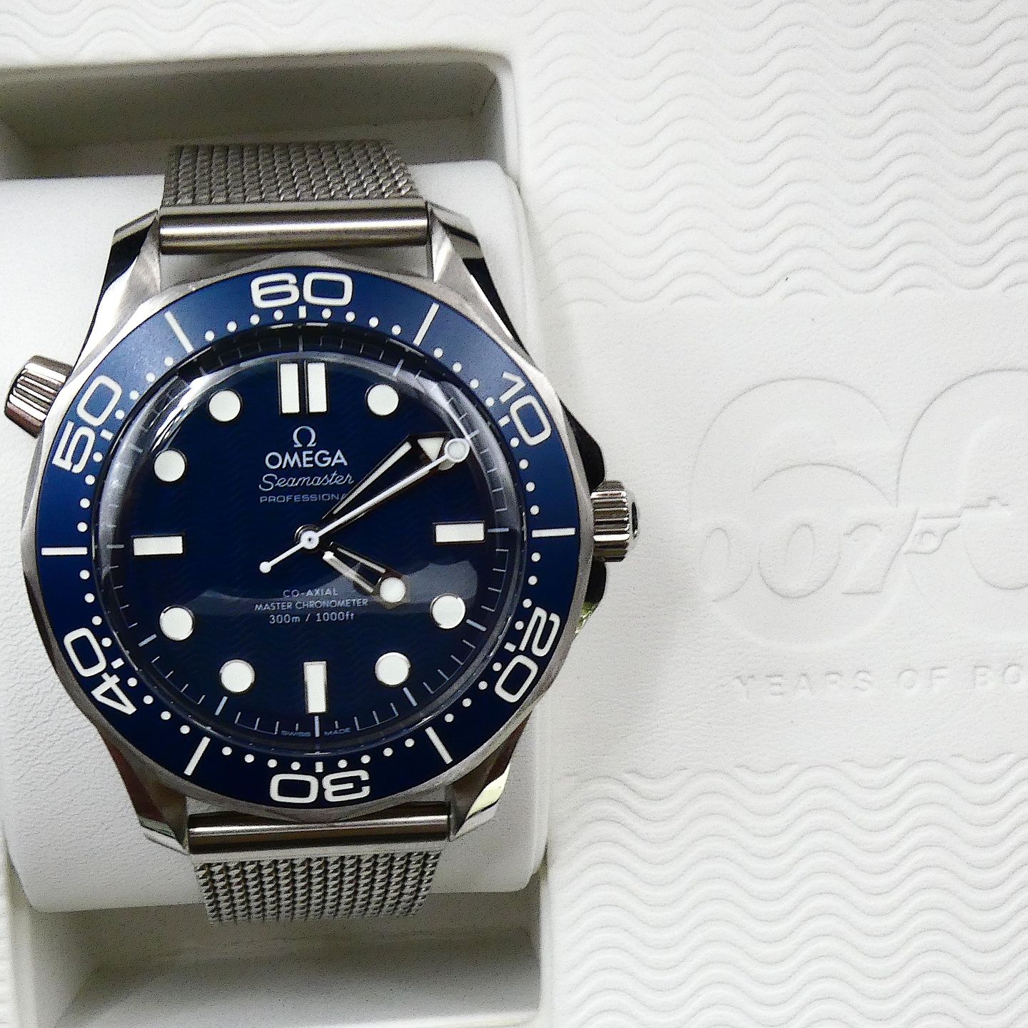 Omega Seamaster Diver 300 M 210.30.42.20.03.002 (2024) - Blauw wijzerplaat 42mm Staal (4/4)