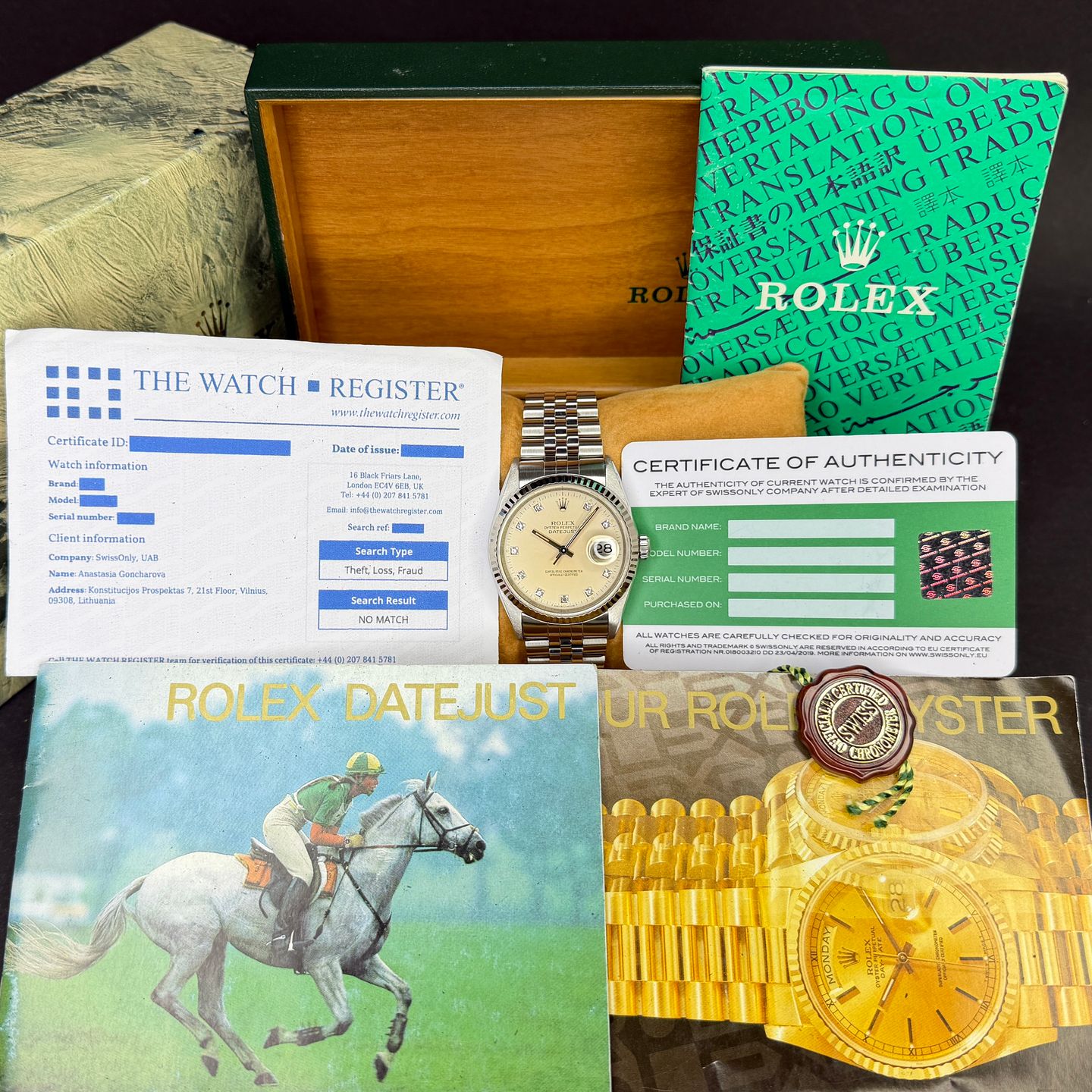 Rolex Datejust 36 16234 (1990) - 36mm Staal (3/8)