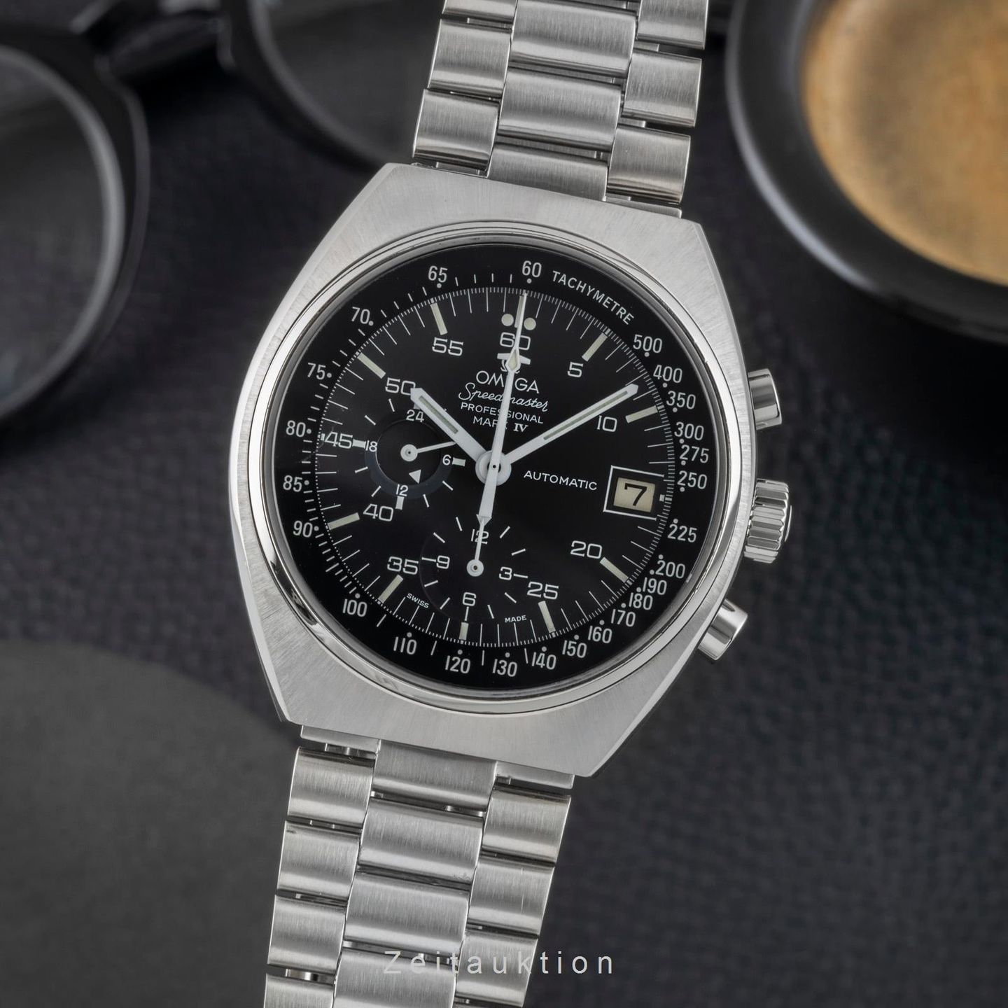 Omega Speedmaster Mark IV 176.009 (1977) - Black dial 42 mm Steel case (1/8)