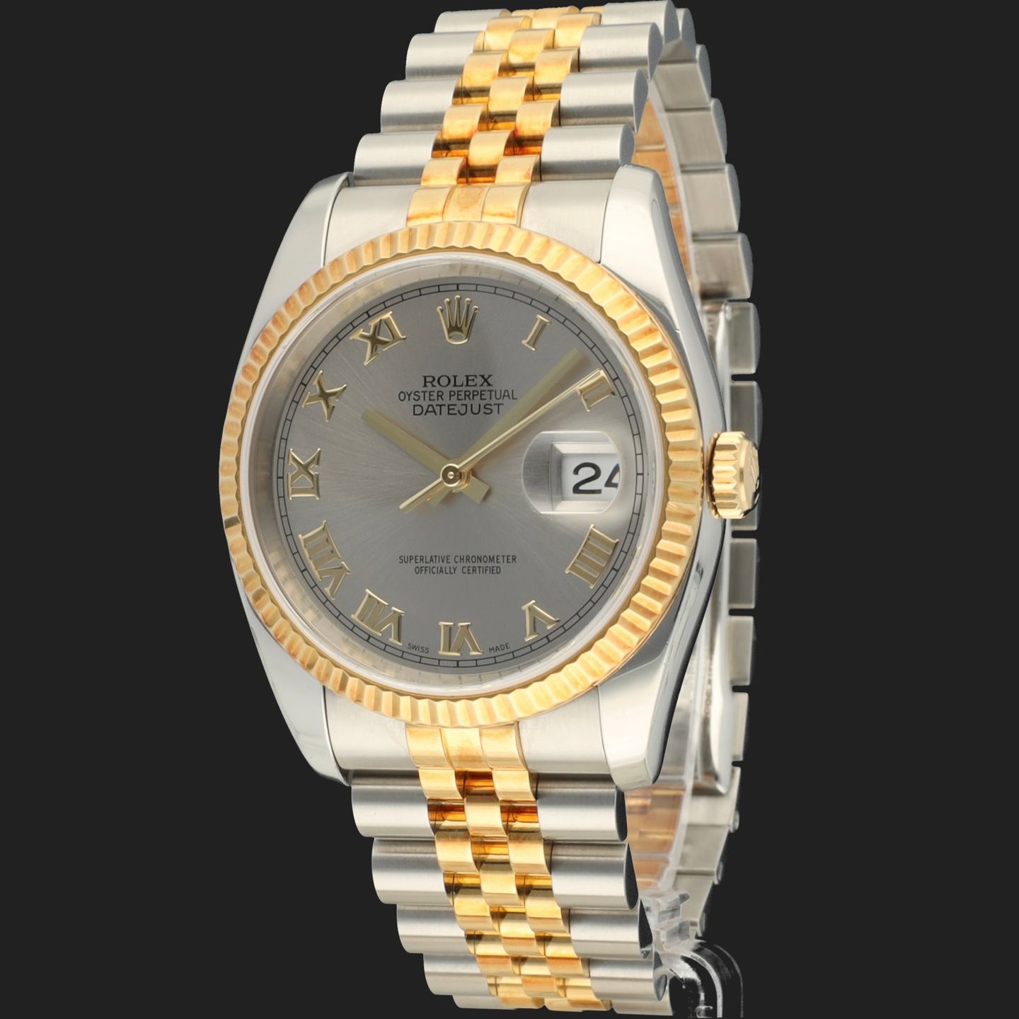 Rolex Datejust 36 116233 (2003) - 36mm Goud/Staal (1/8)