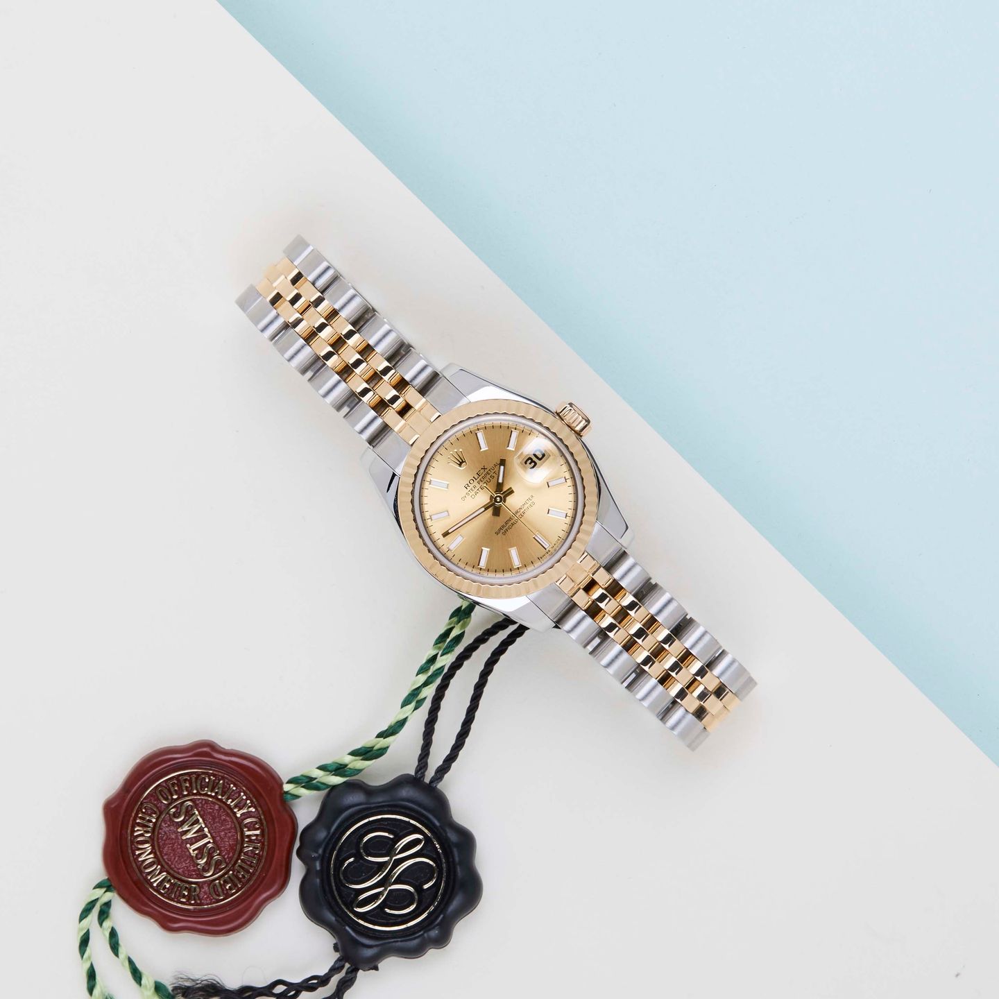 Rolex Lady-Datejust 179173 (2005) - 26mm Goud/Staal (2/8)