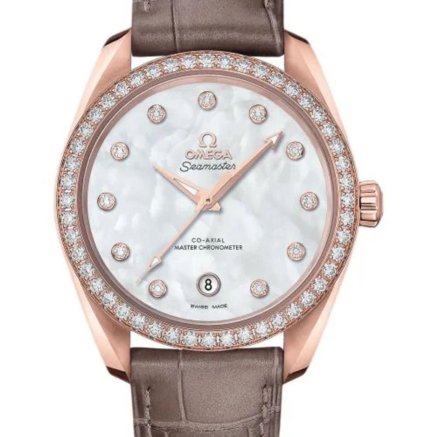 Omega Seamaster Aqua Terra 220.58.38.20.55.001 (2026) - Parelmoer wijzerplaat 38mm Roségoud (1/1)