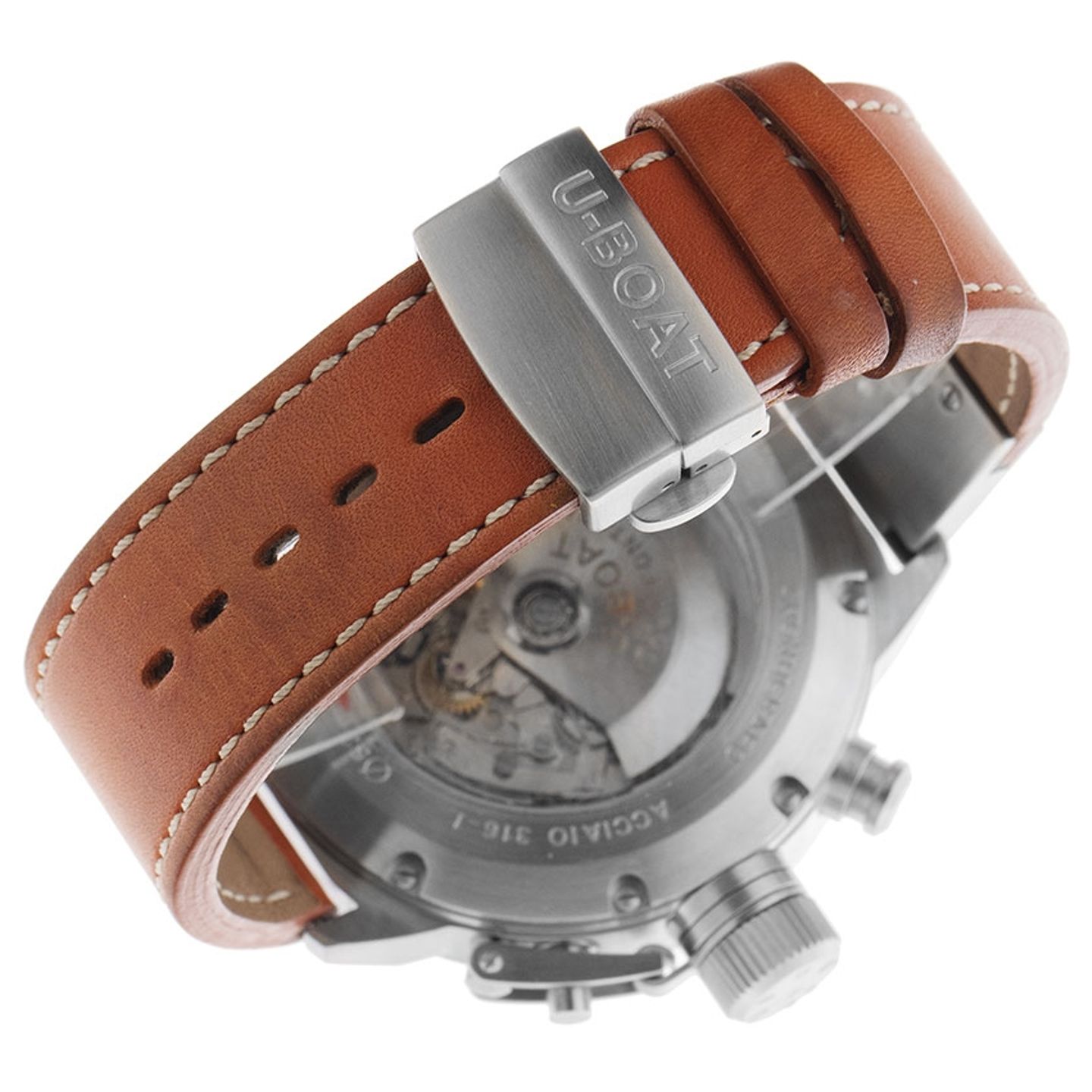 U-Boat Classico 2273 (2010) - Black dial Unknown Steel case (6/6)