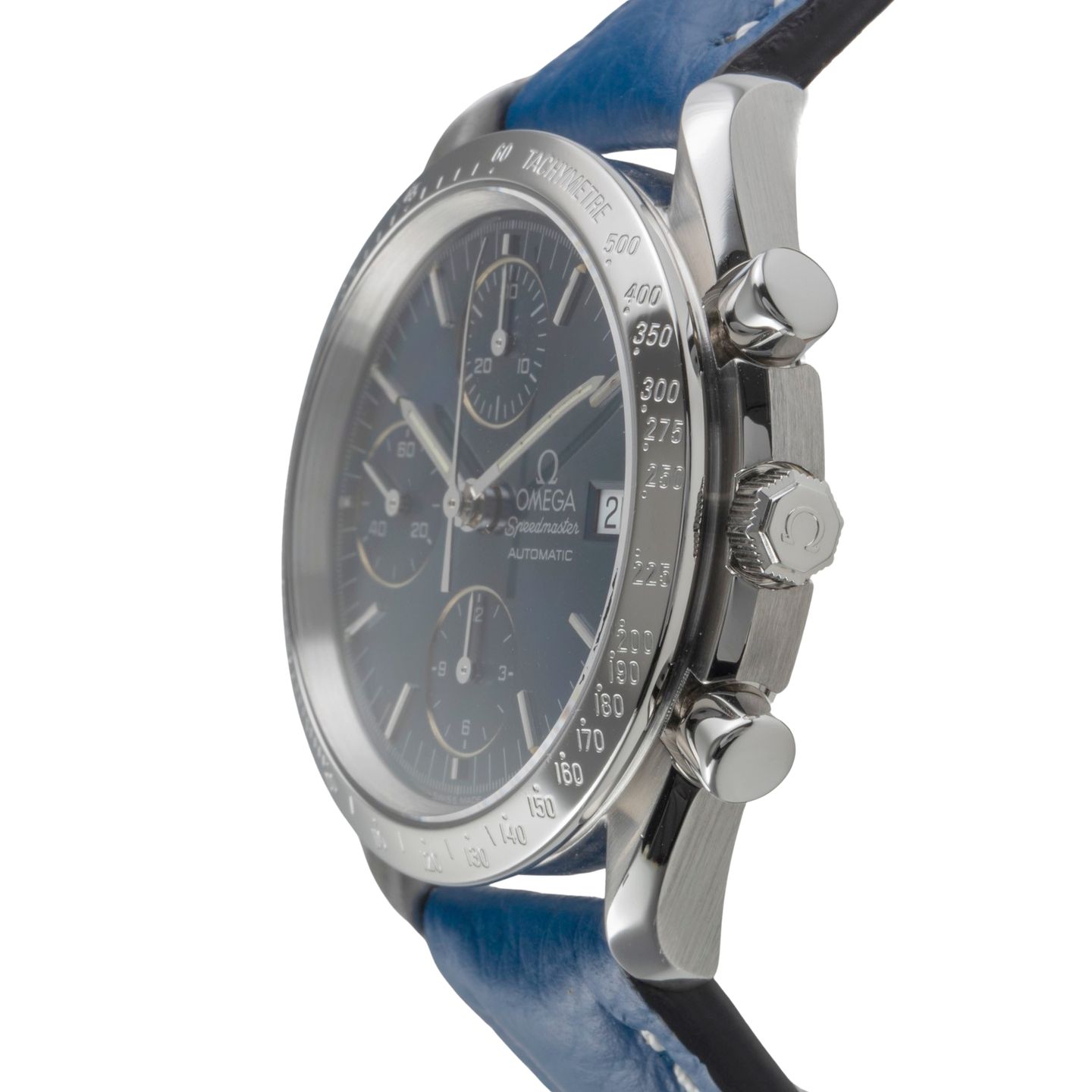 Omega Speedmaster Date 3511.80.00 (1999) - Blauw wijzerplaat 39mm Staal (6/8)