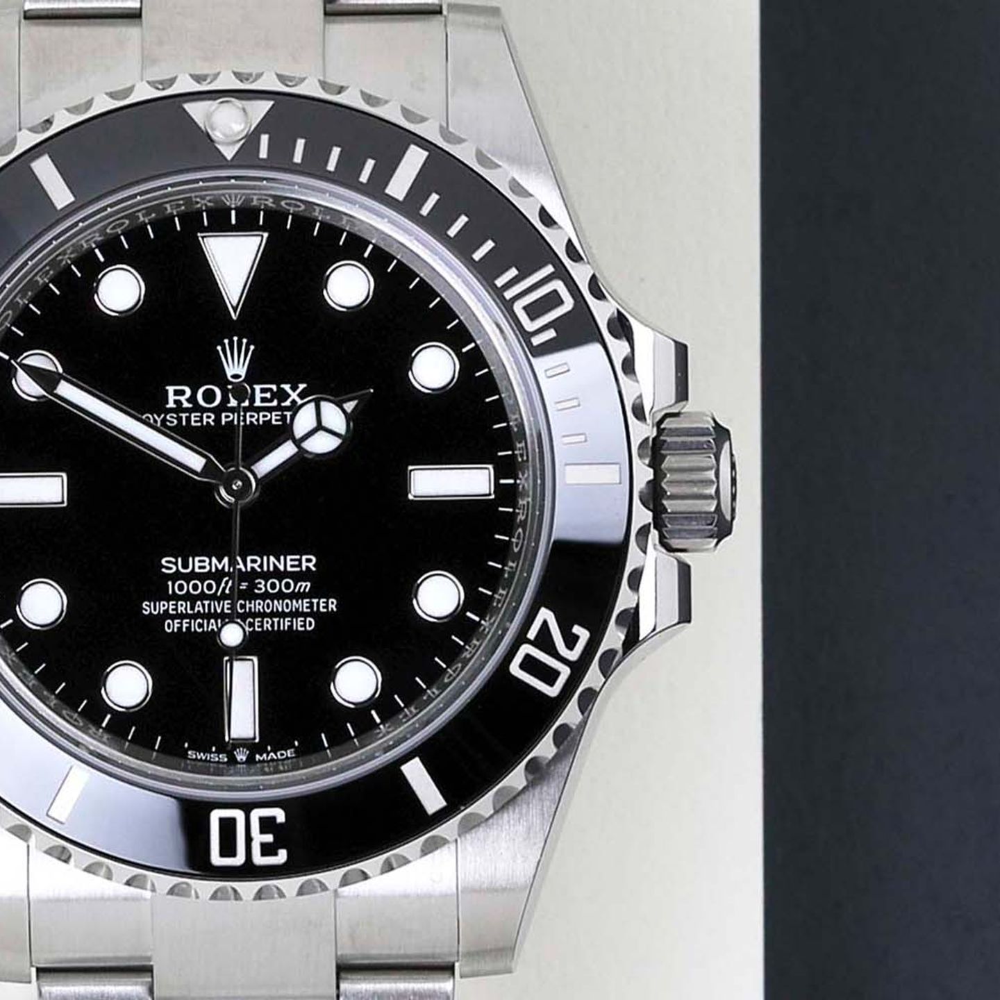 Rolex Submariner No Date 124060 (2024) - Black dial 41 mm Steel case (5/8)